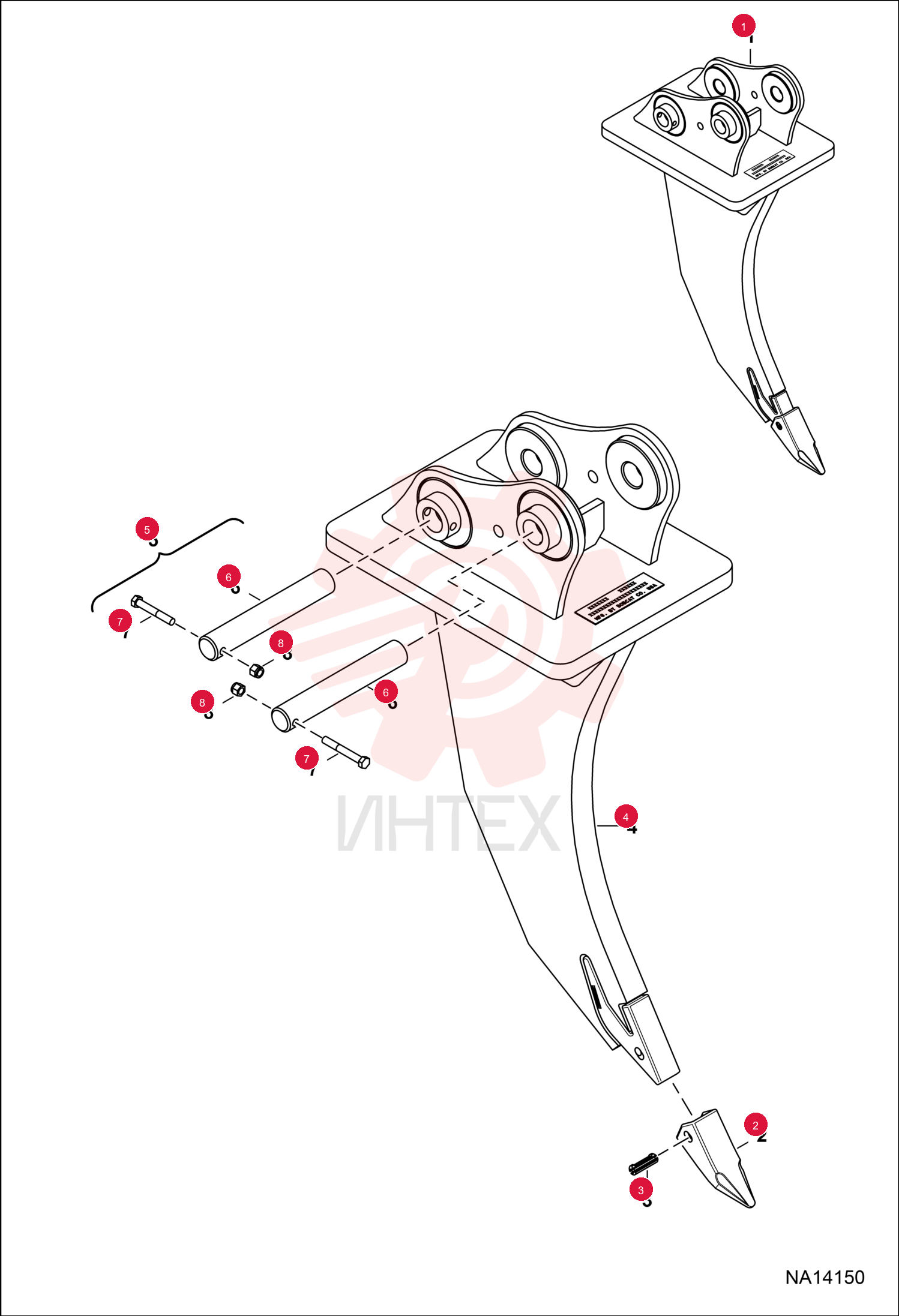 TOOTH, SINGLE PENETRATOR 6657328 (5)