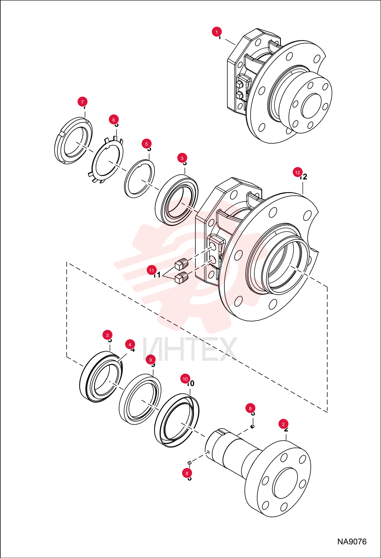 BEARING, CARRIER 7298210