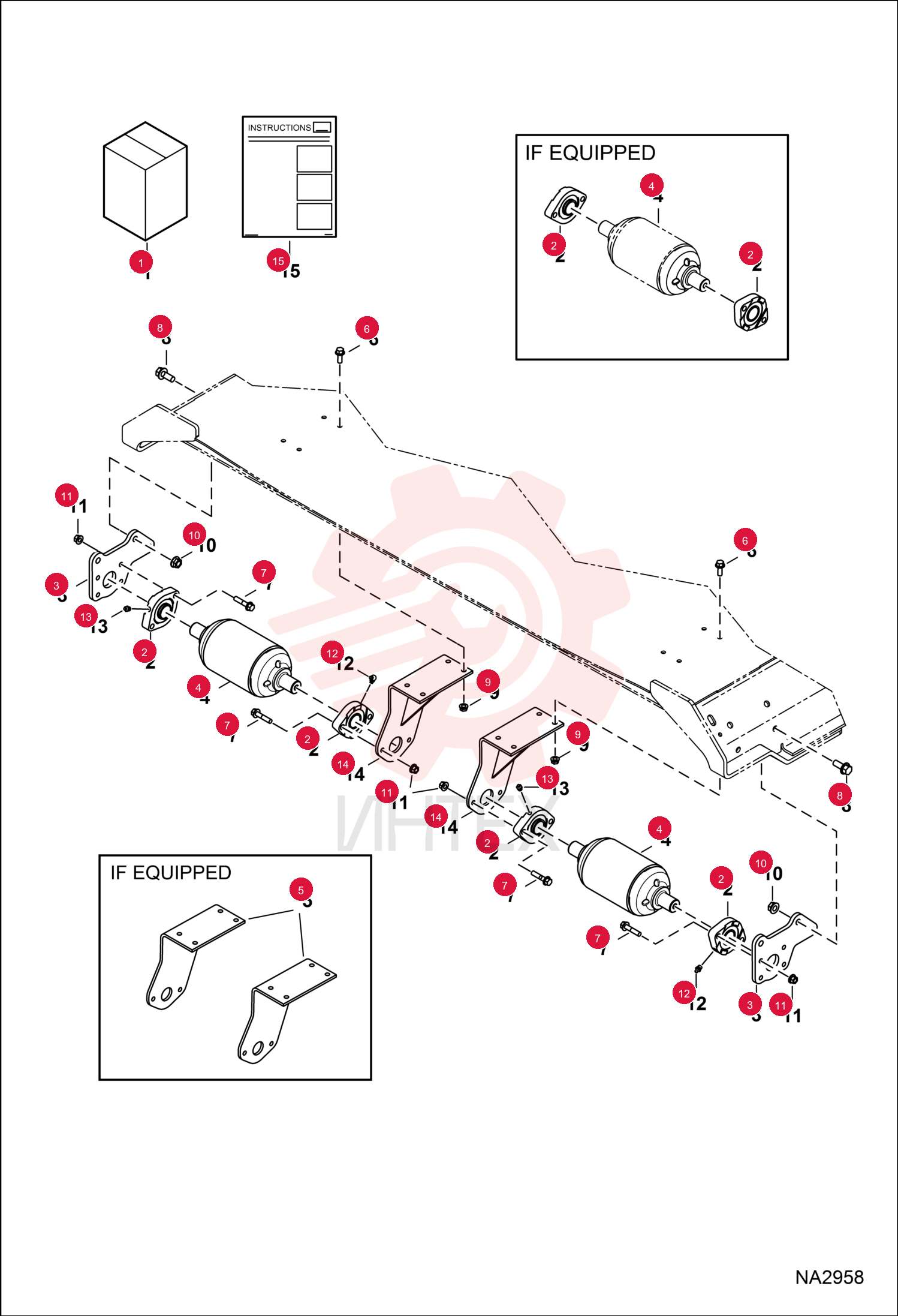KIT, ROLLER FRONT 7242261