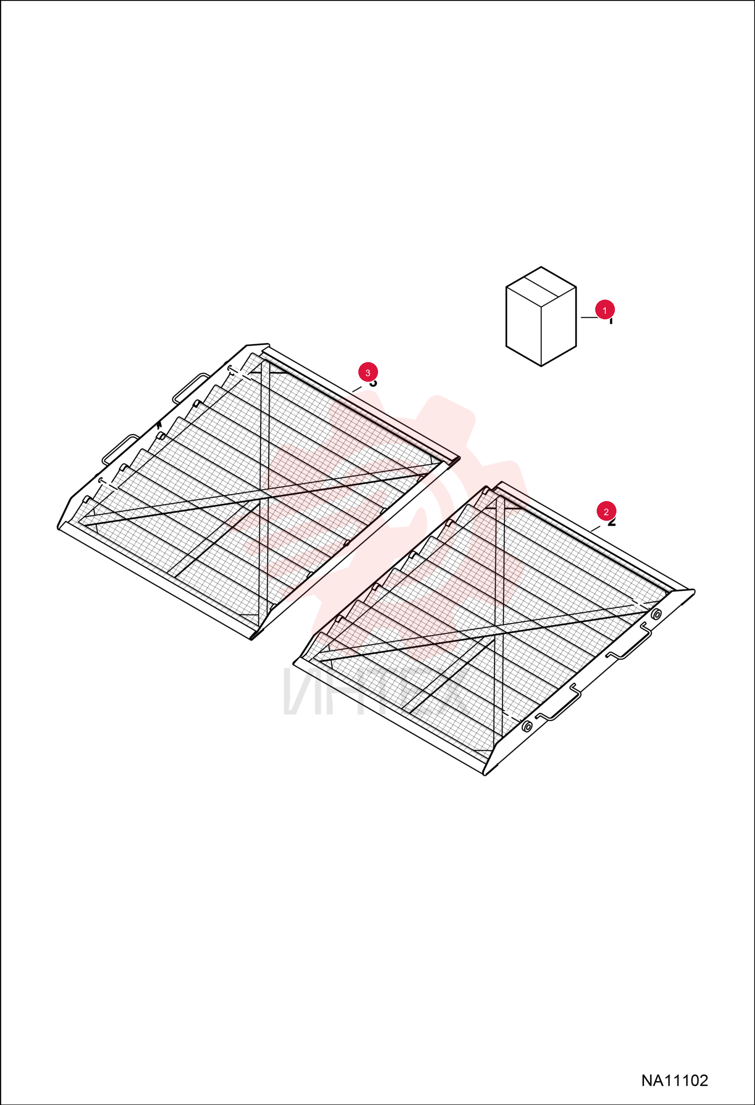 SCREEN, 20 X 20 LH