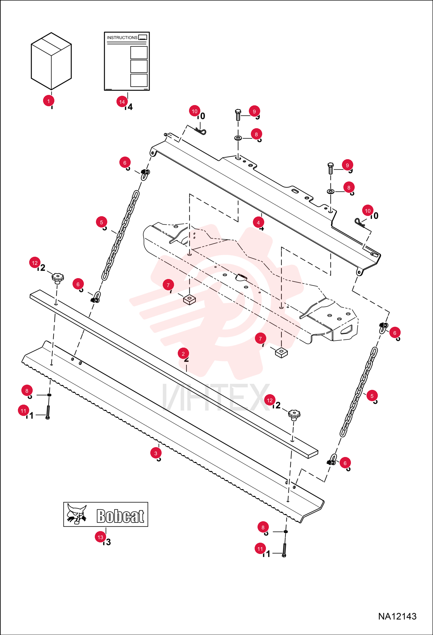 WEIGHT, RAKE 7300384