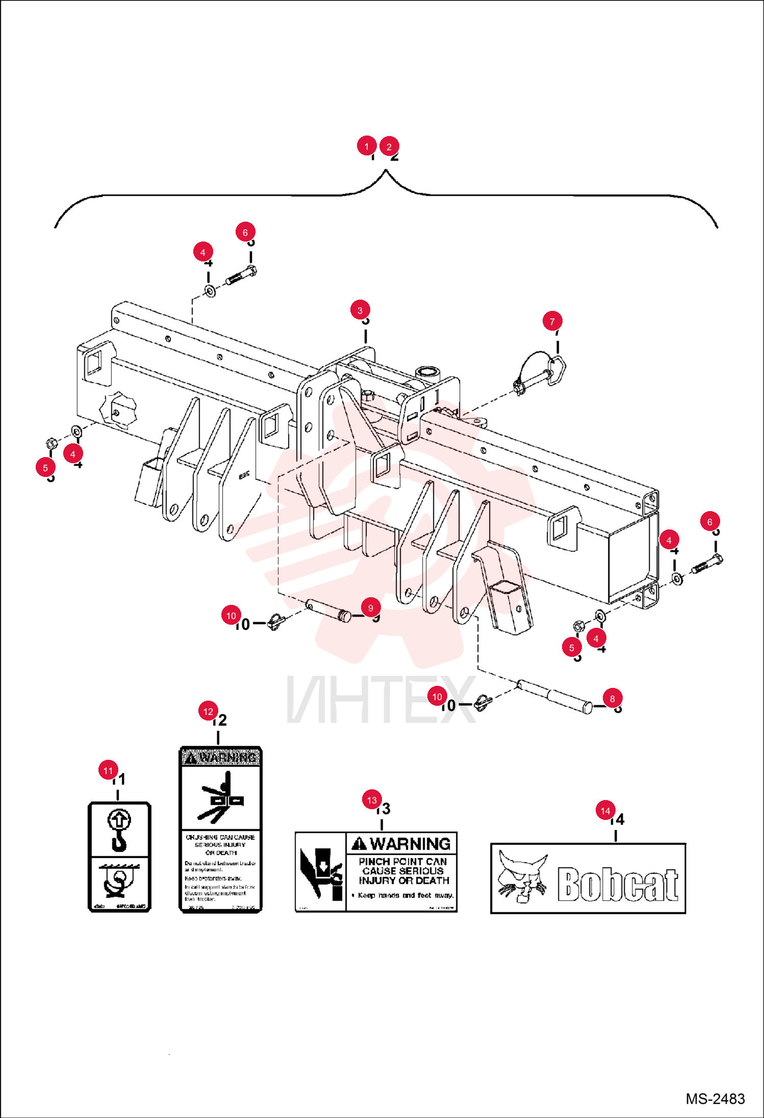 BRACKET ASSY 6697880 (1)