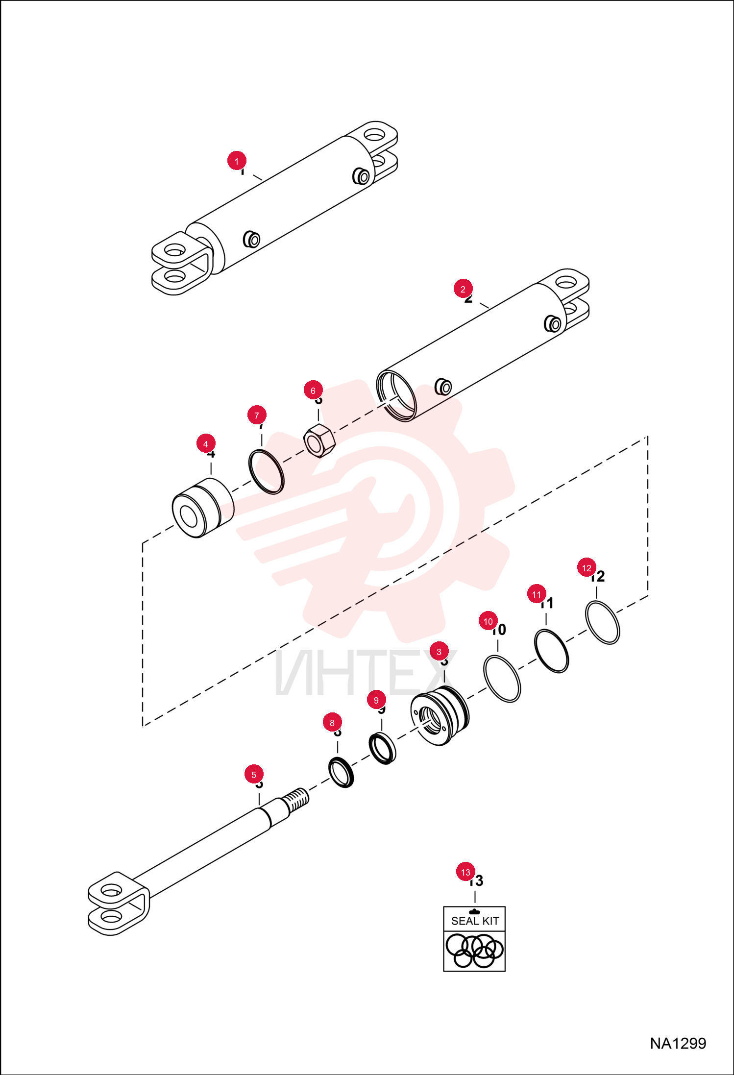 CYLINDER, HYD 6690951