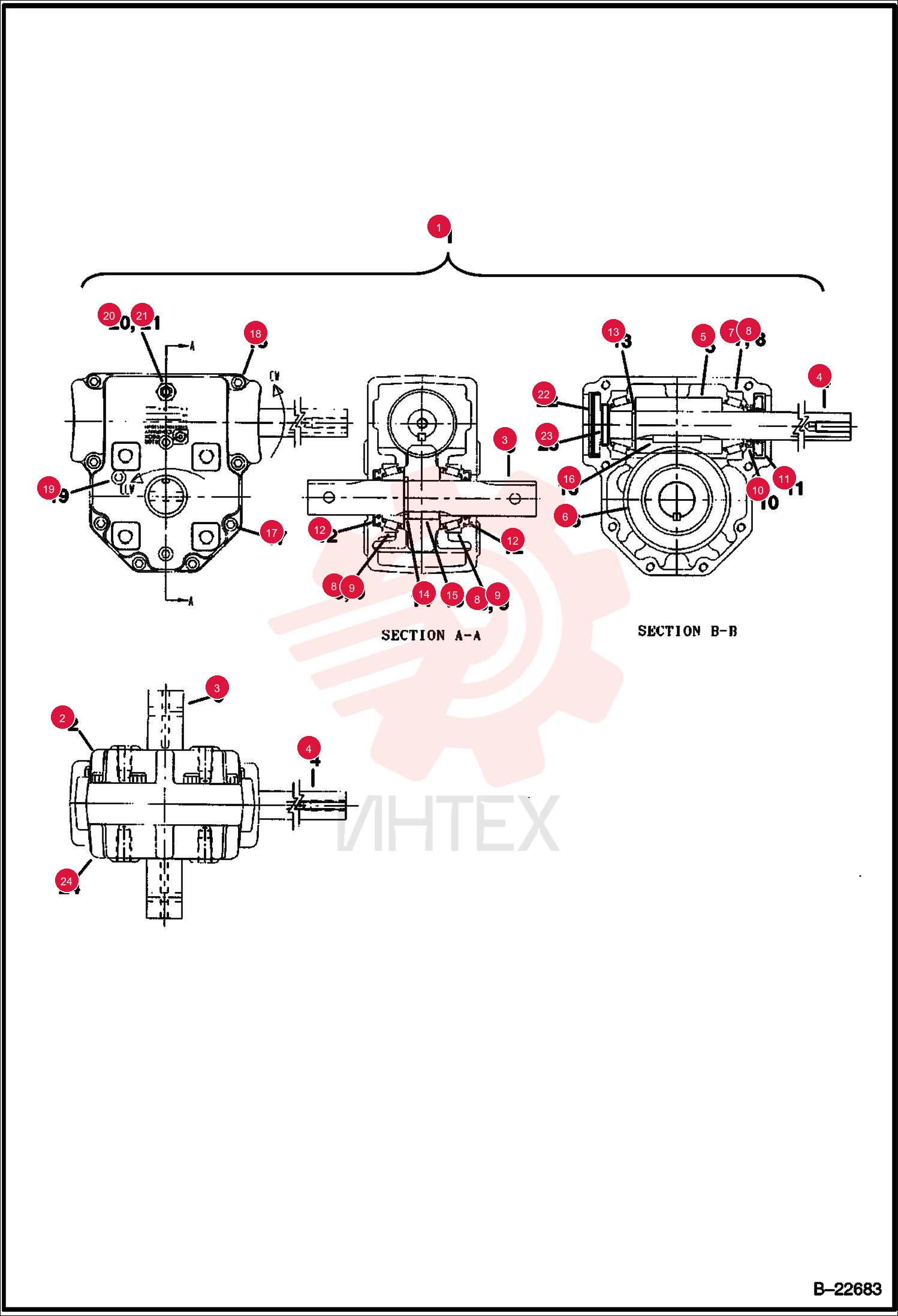 GEAR ASSEMBLY 6907242