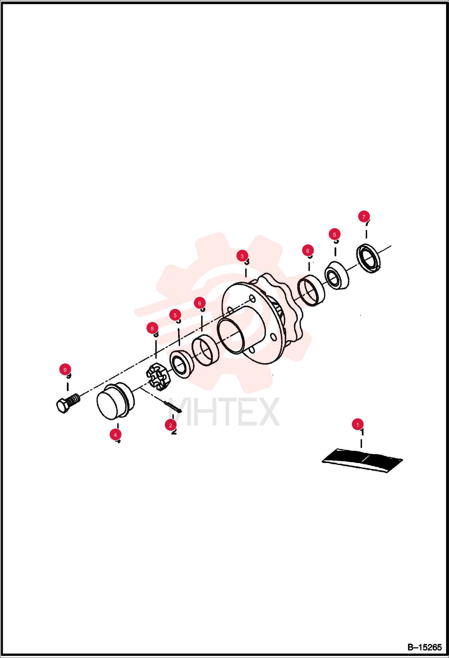 KIT, BEARING 6674276