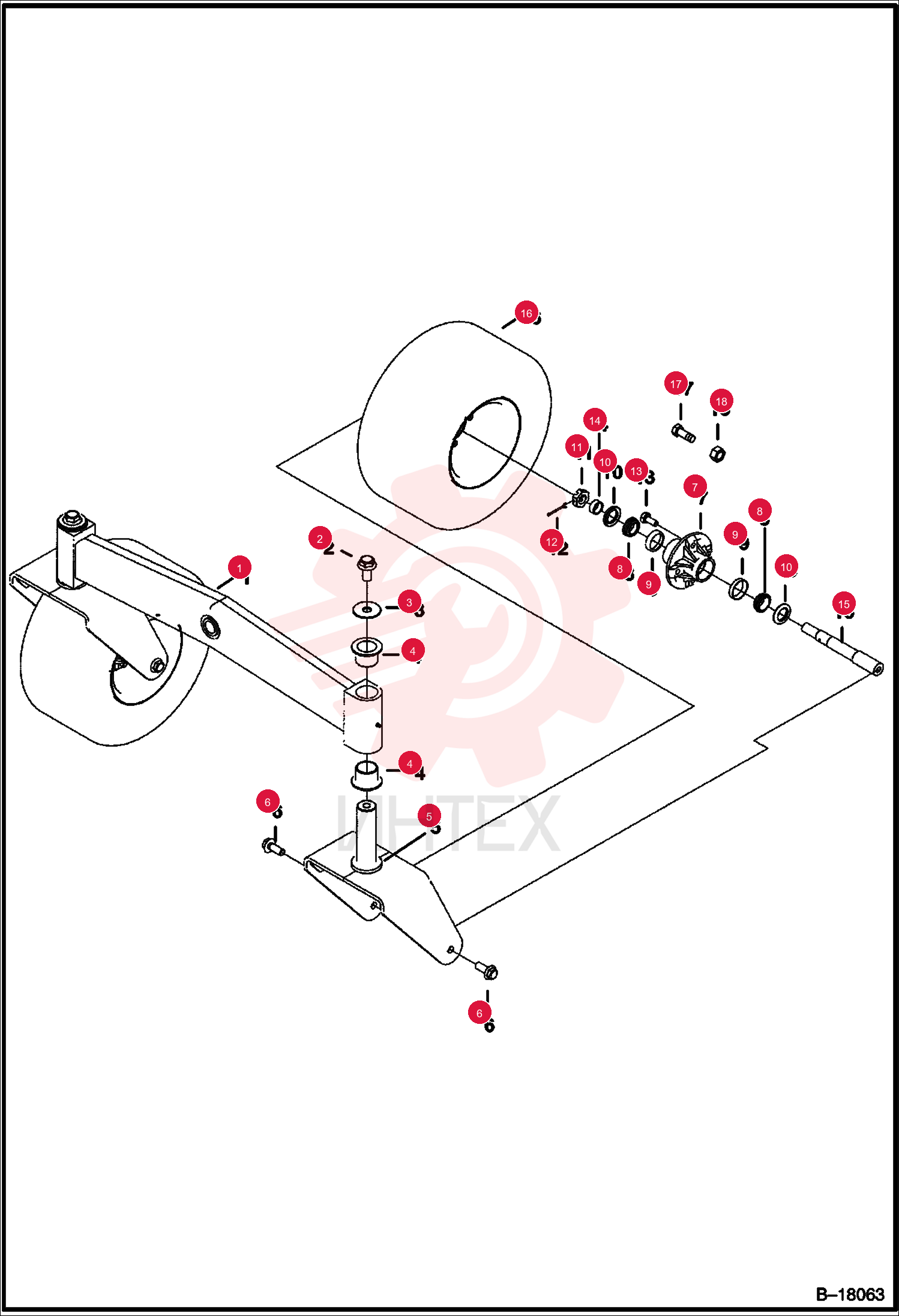 MOUNT, WHEEL ARM 6905746