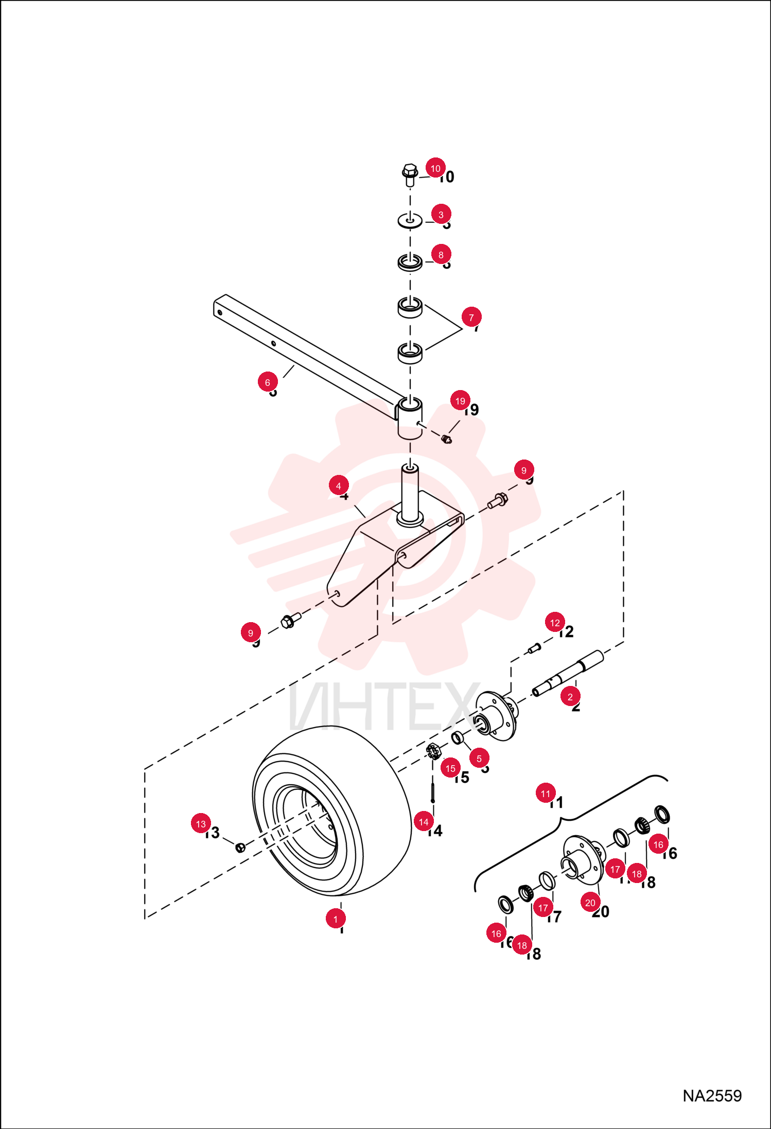 TIRE, ASSEMBLY 6676595