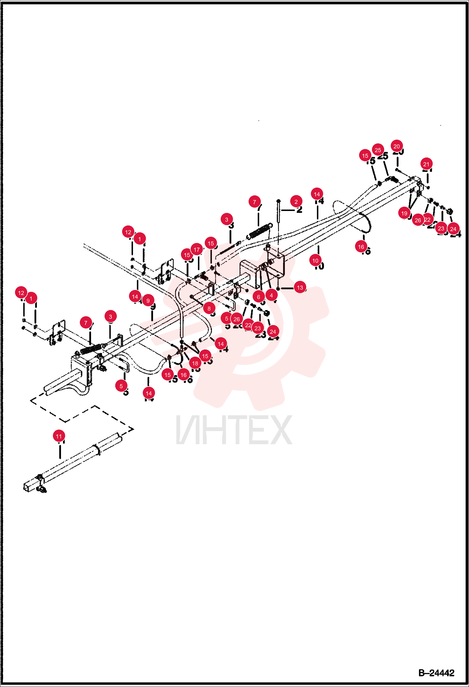 WASHER FLAT PLAIN 25E15 (3)