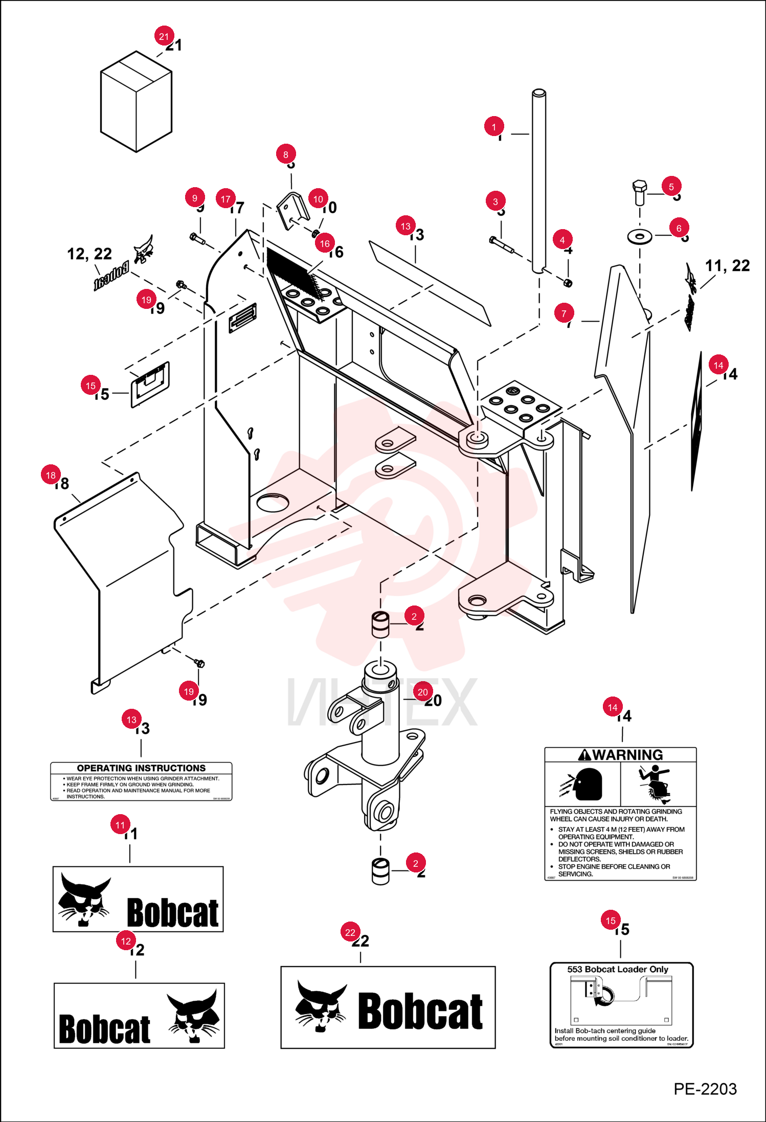 PIN, PIVOT TUBE 7100649