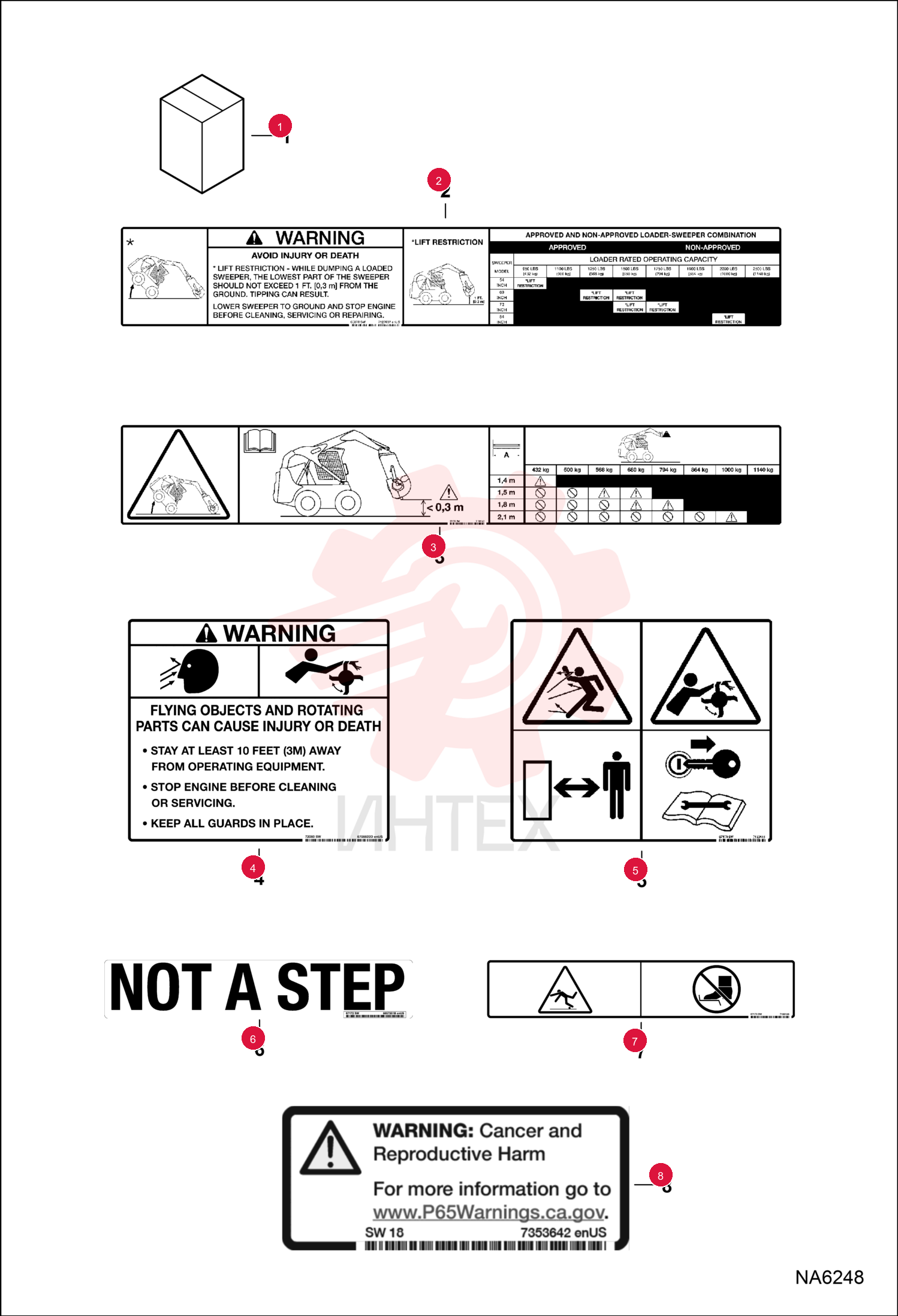 DECAL, WARNING 7127607