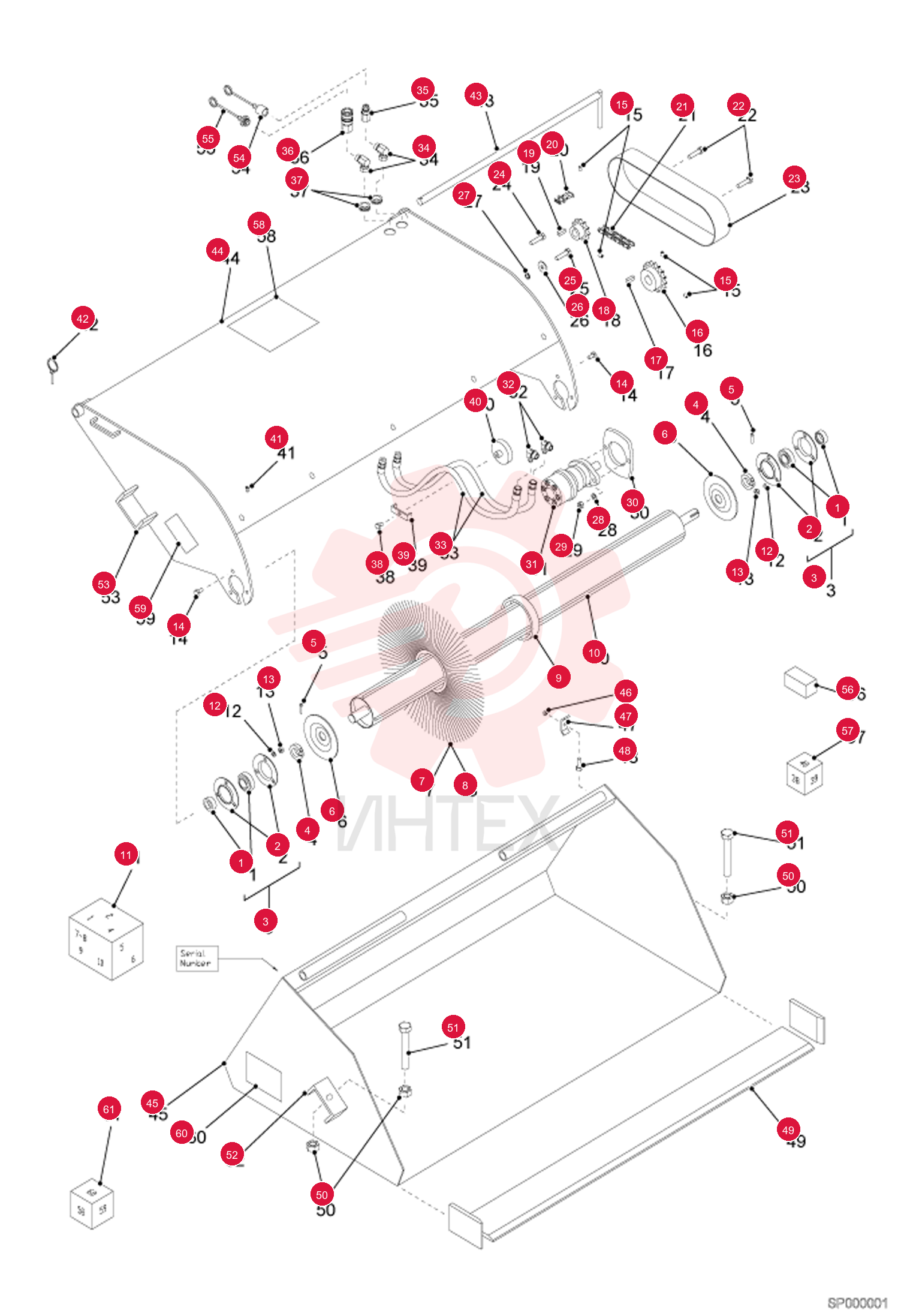 Eccentric + Bearing 6663904 (2)