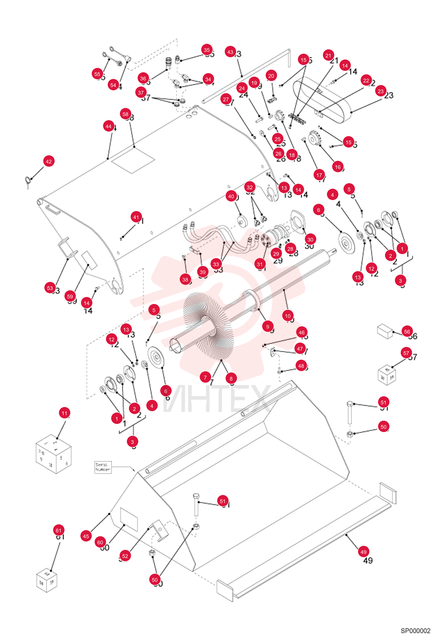 Eccentric + Bearing 6663904 (1)