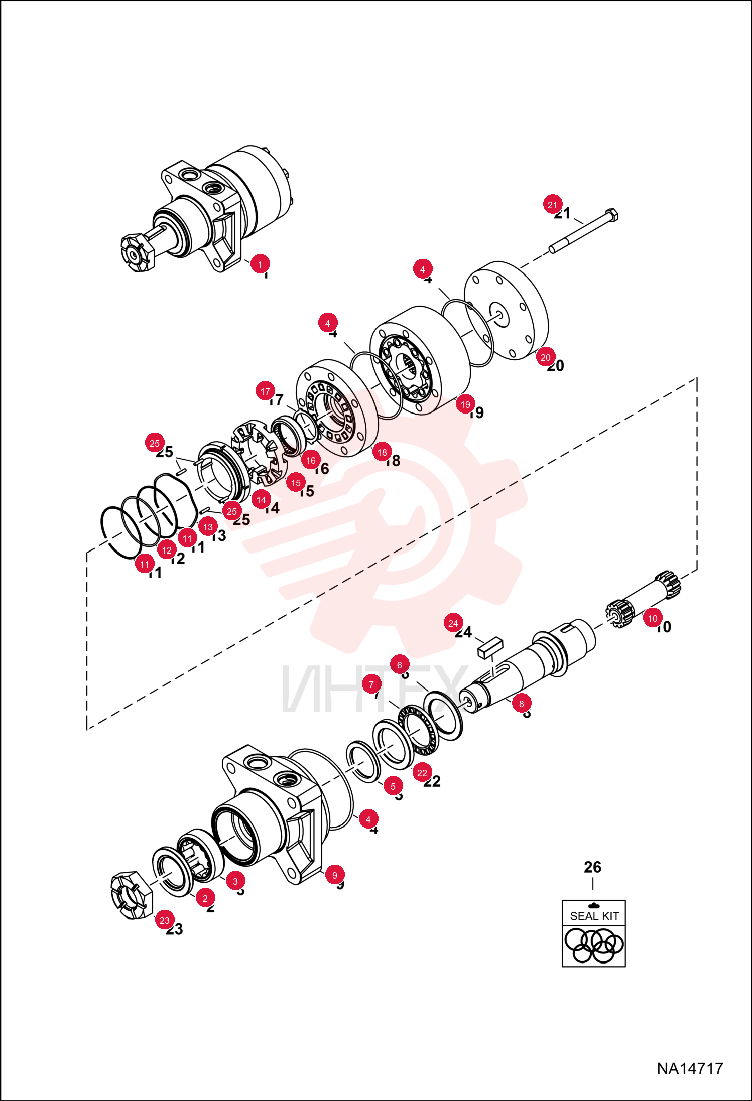MOTOR HYDRAULIC 7326273