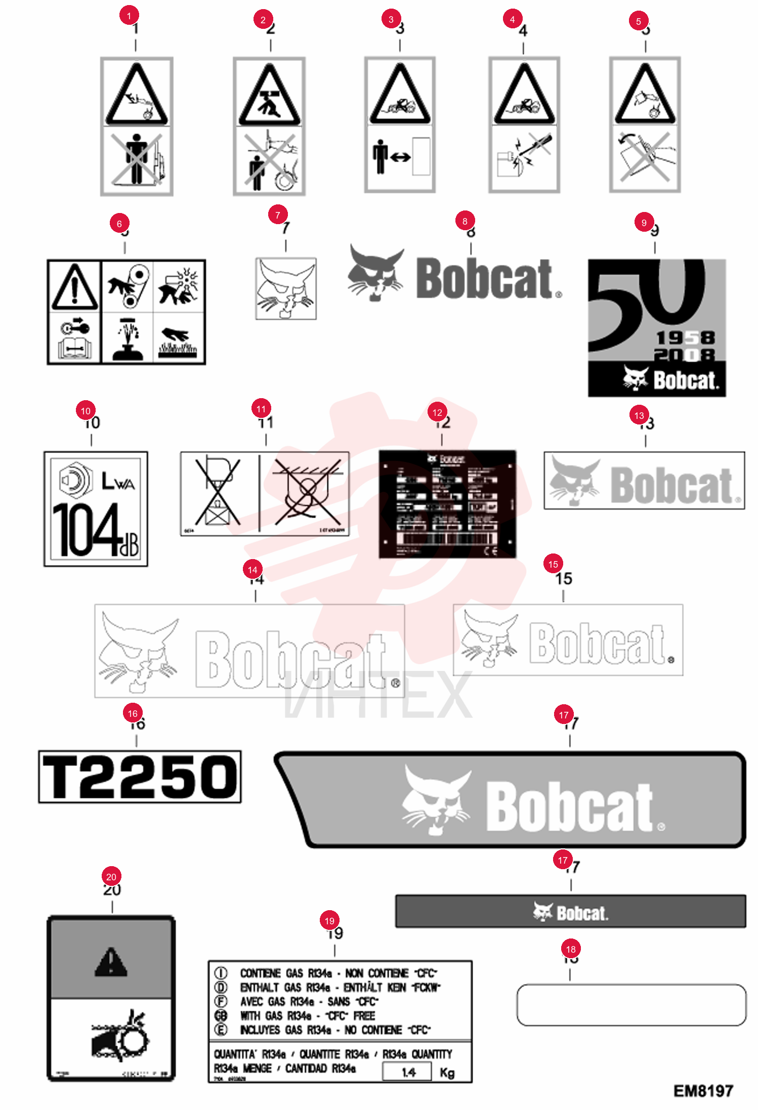 Decal - Safety - Do not ride forks 79523.7