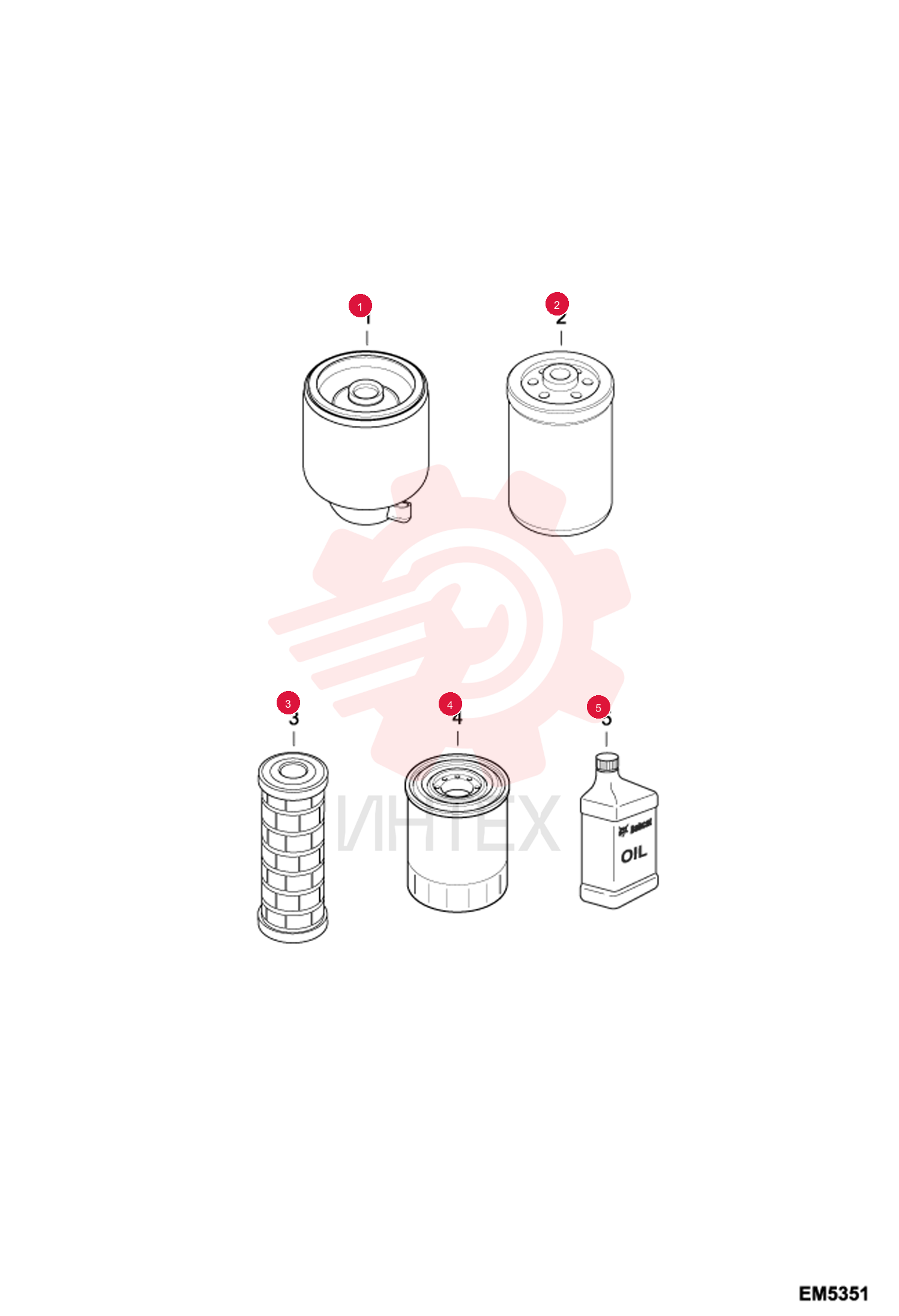 FILTER, FUEL W/SEPARATOR 12 (2)