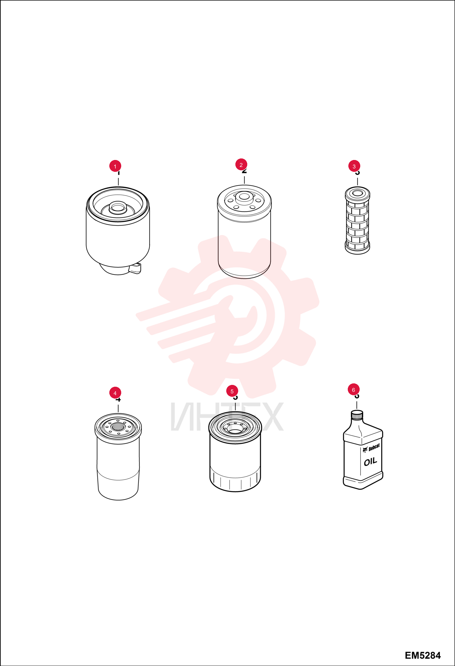 FILTER, FUEL W/SEPARATOR 12 (4)