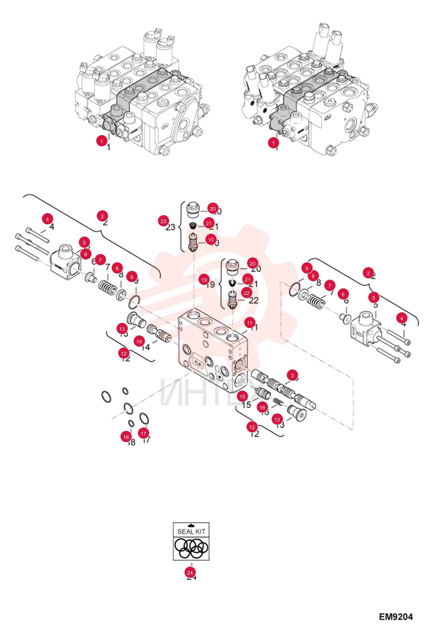 KIT FULL WORKING SECTION 7019156