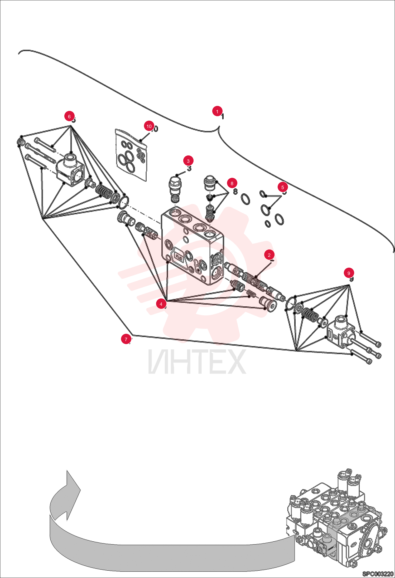 LIFT SECTION ASSY 6924962 (1)