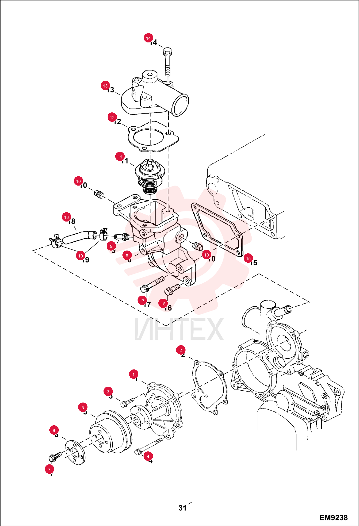 PUMP, WATER 6680852 (2)