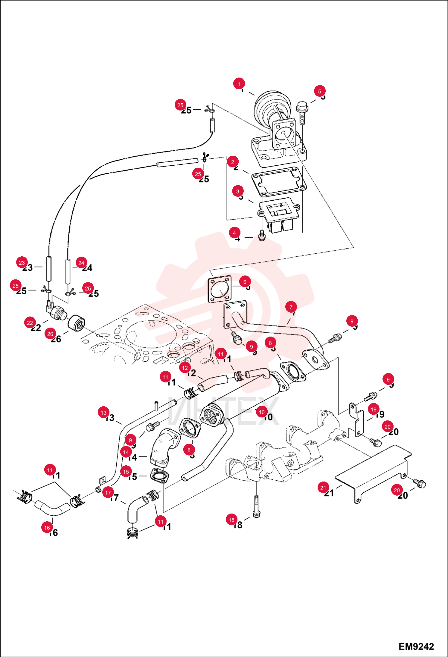 VALVE, EGR 7012295