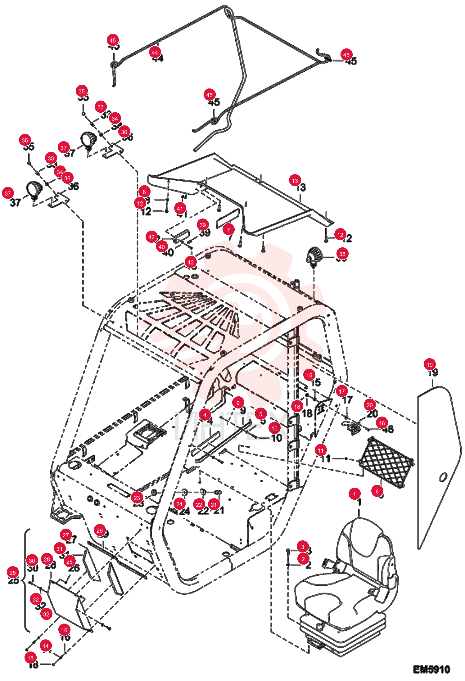 SEAT, MECHANICAL 7236461 (2)