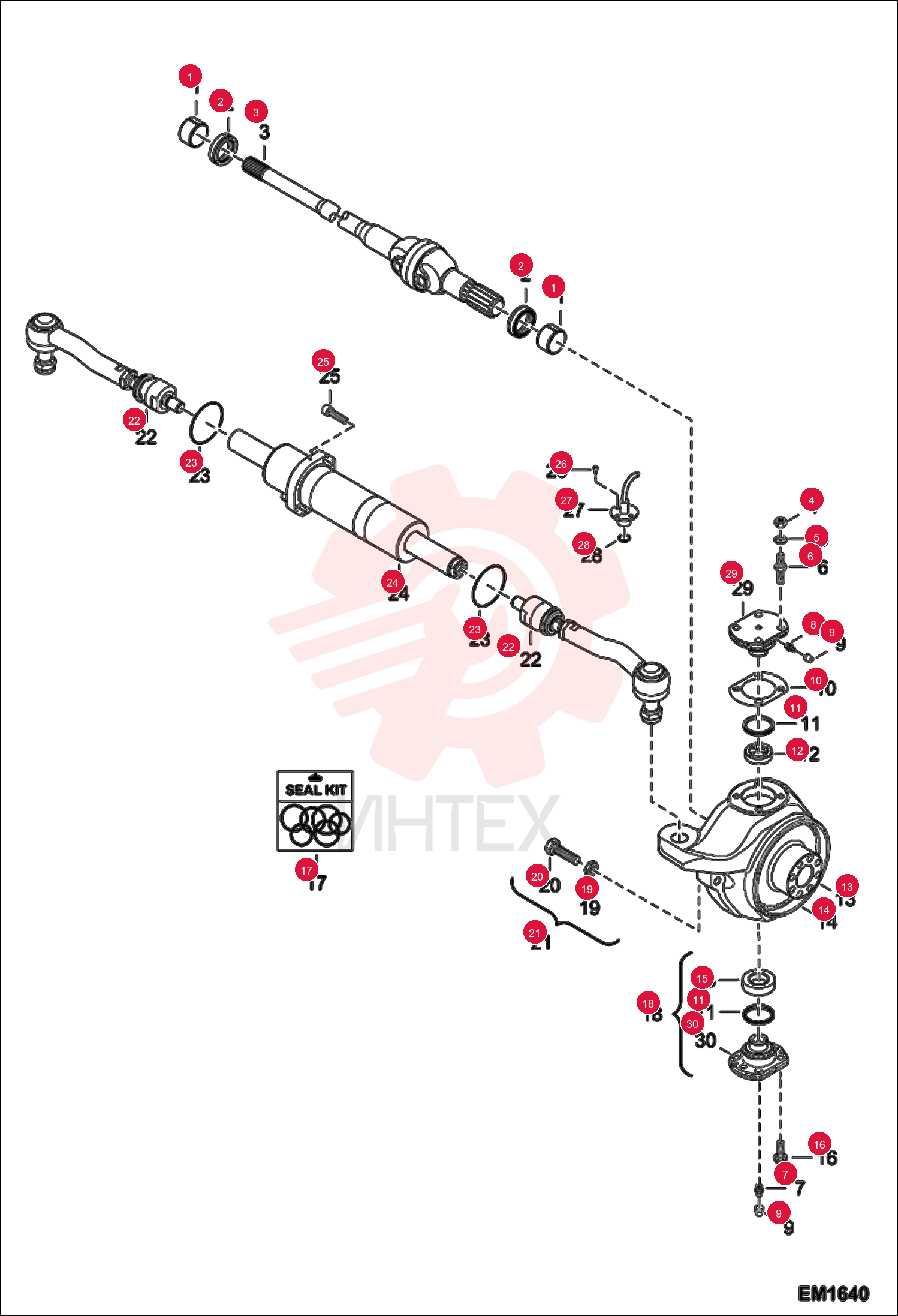 BUSHING AXLE 7283041 (5)