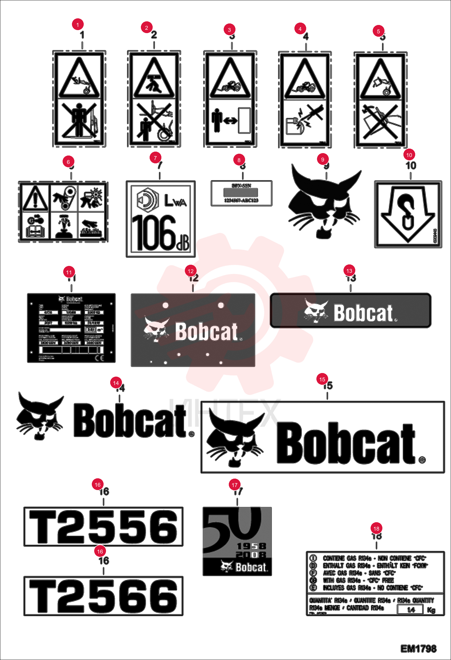 Decal - Safety - Do not ride forks 79523.7 (3)