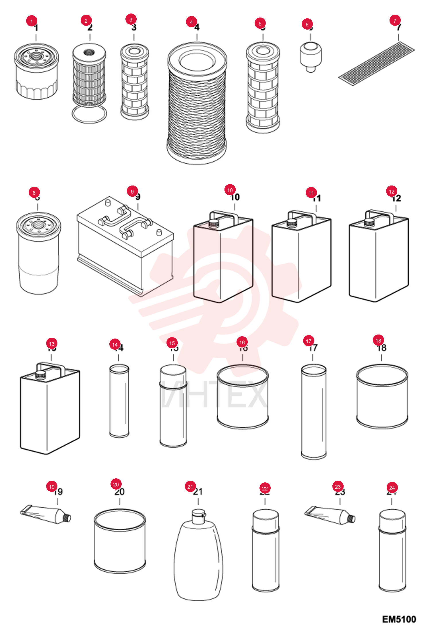 FILTER, OIL ENG 960698