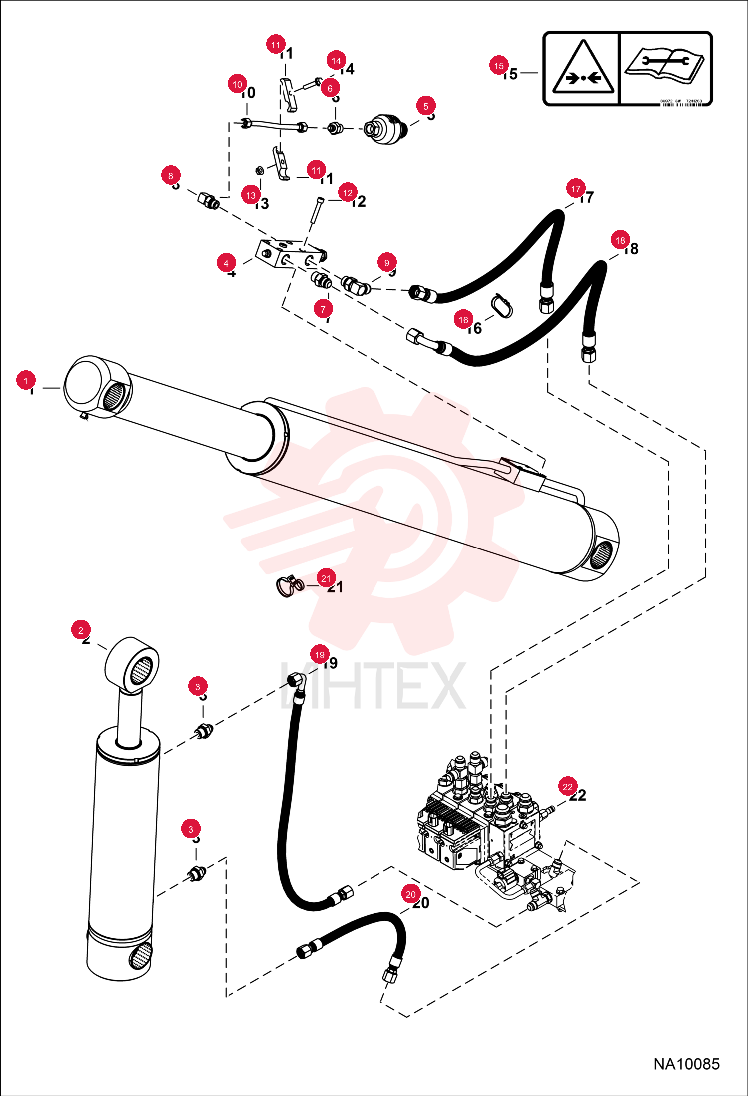 CYLINDER, LIFT 6909105 (1)