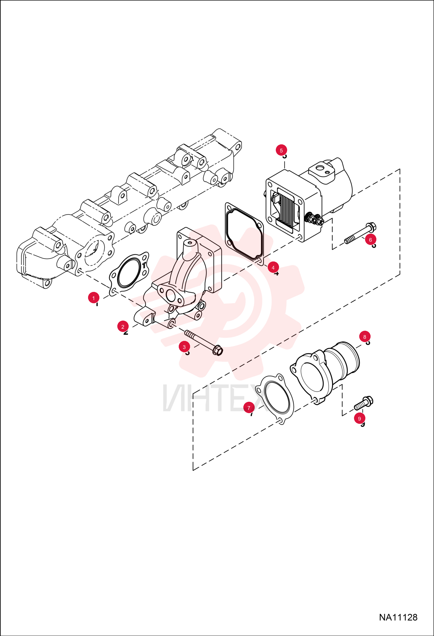 GASKET, INTAKE MANIFOLD 7030338 (4)