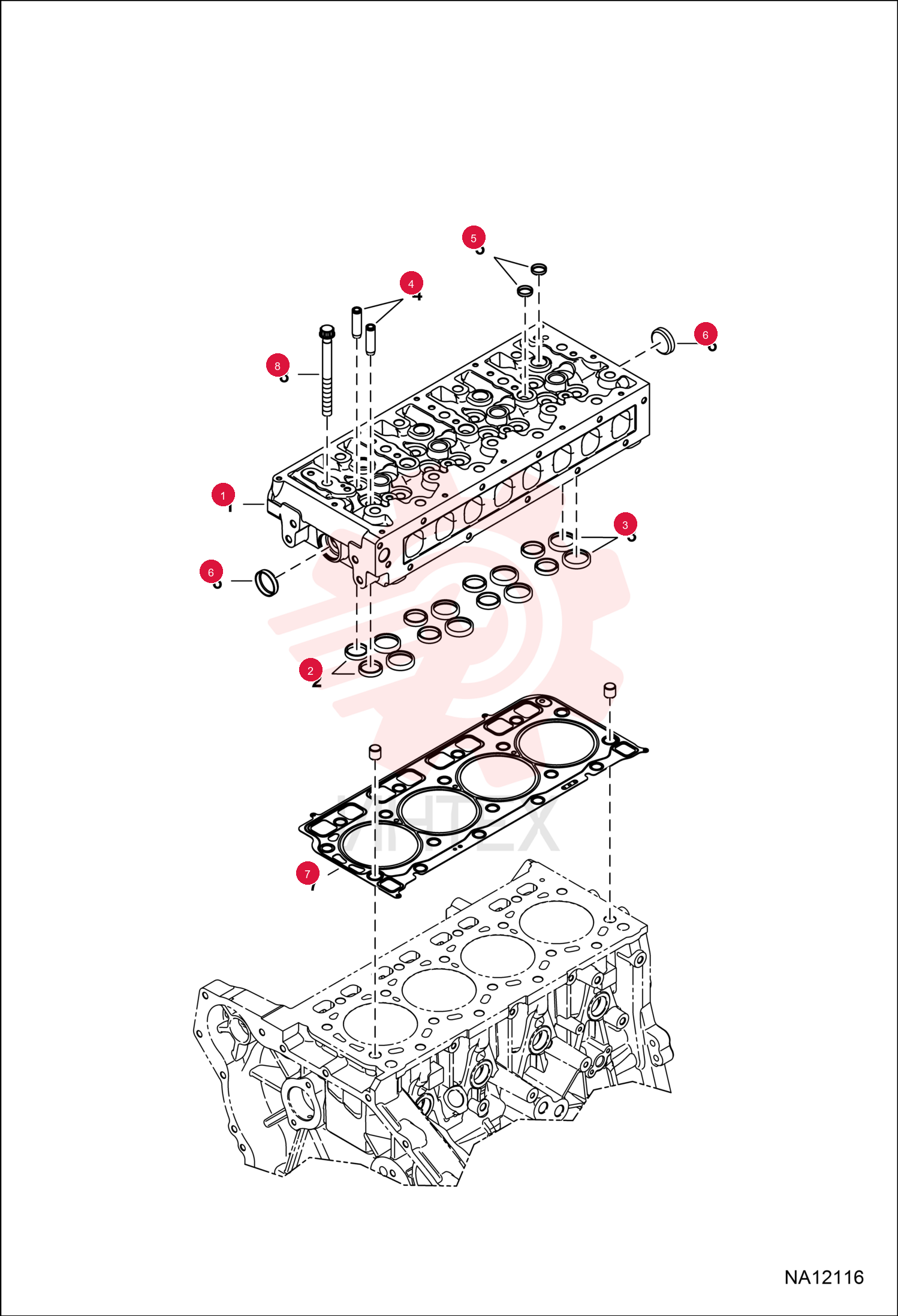 HEAD CYLINDER ENGINE 7298788 (1)