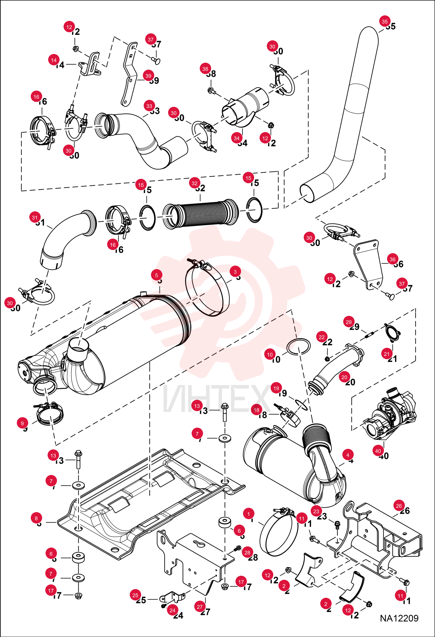 CLAMP PIPE 7301024