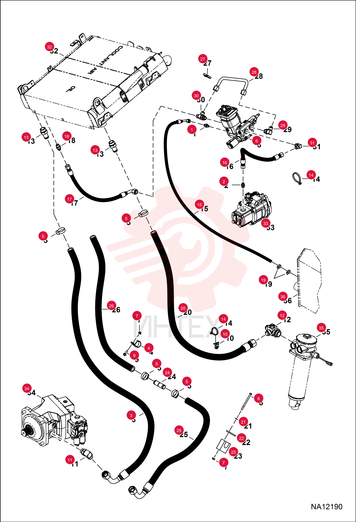 FITTING, HYD CONNECTOR 15KB0604 (2)