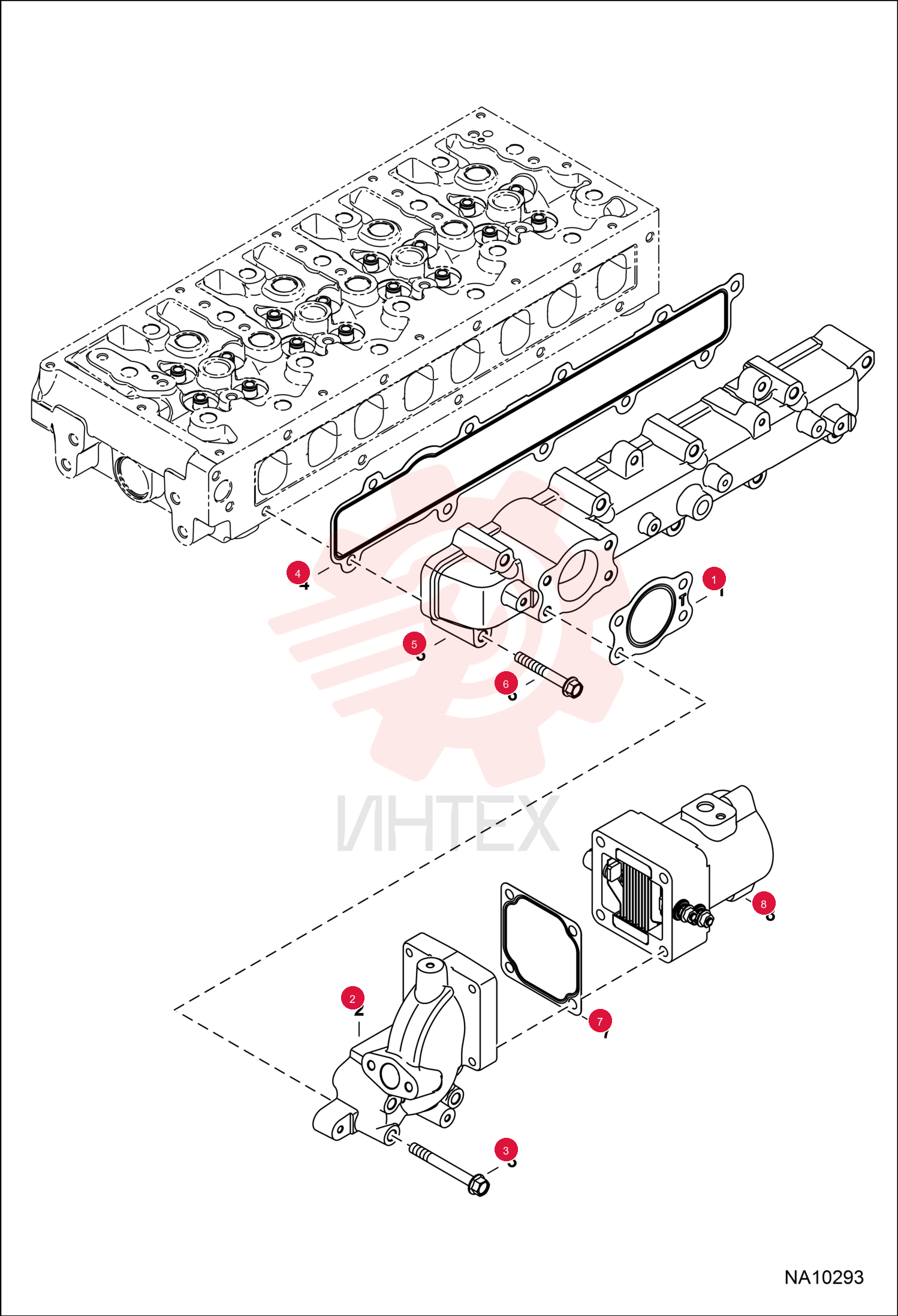 GASKET, INTAKE MANIFOLD 7030338 (4)