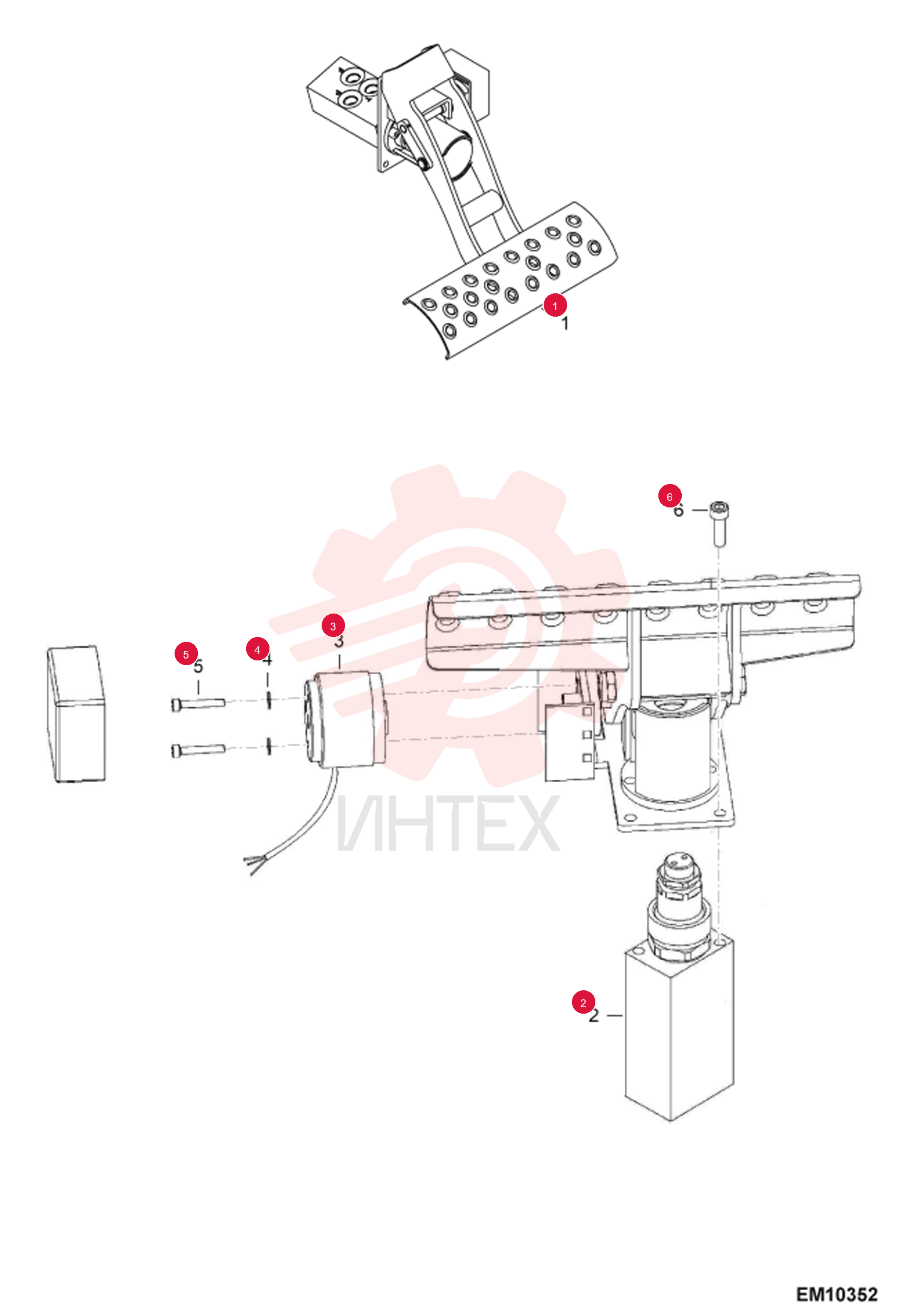 BREAK PEDAL 6934976