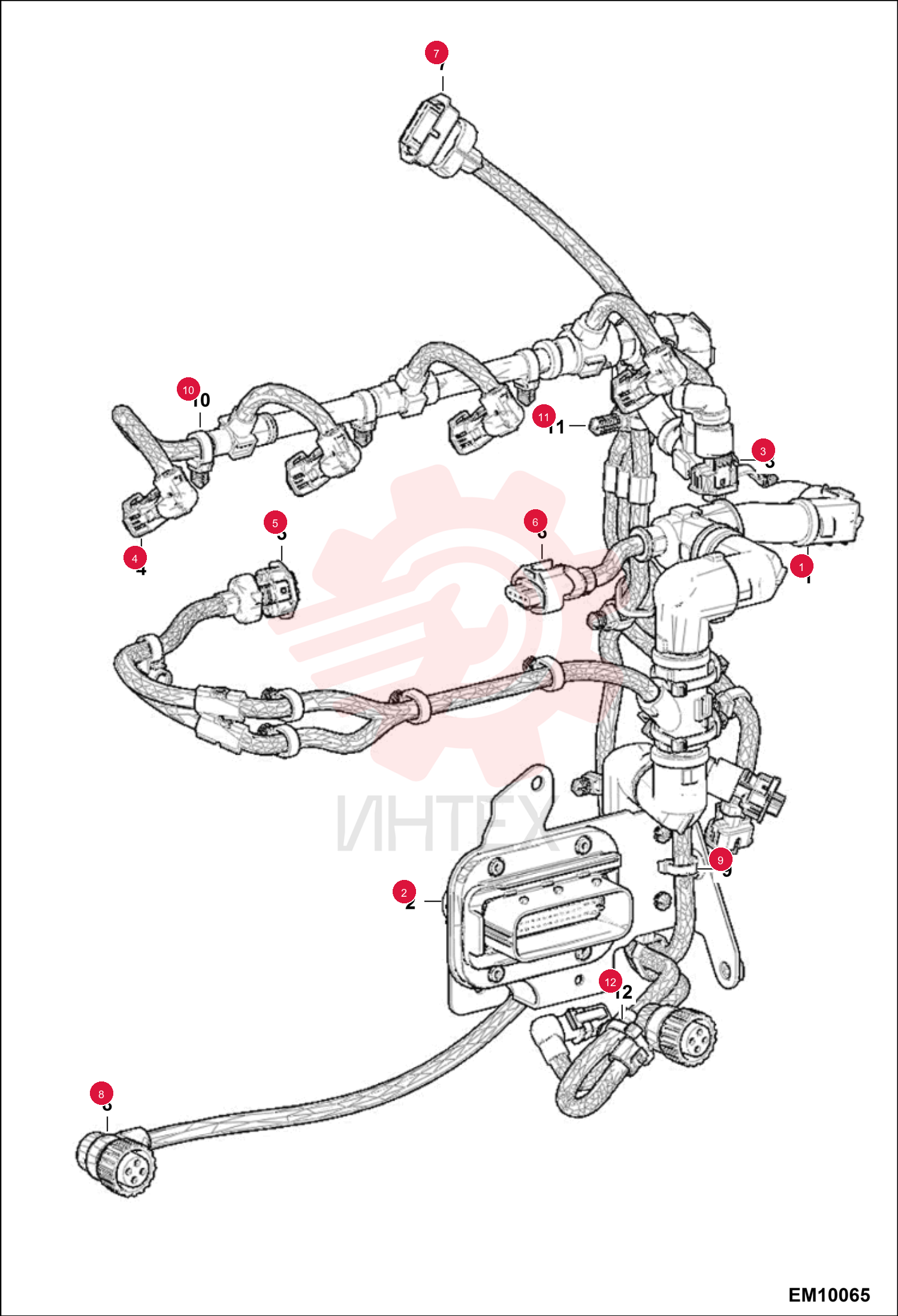HARNESS CABLE 7028378