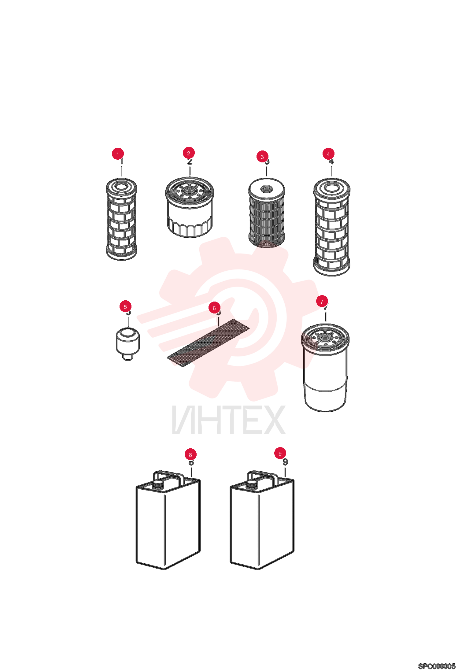 FILTER, AIR INNER 6910726 (5)