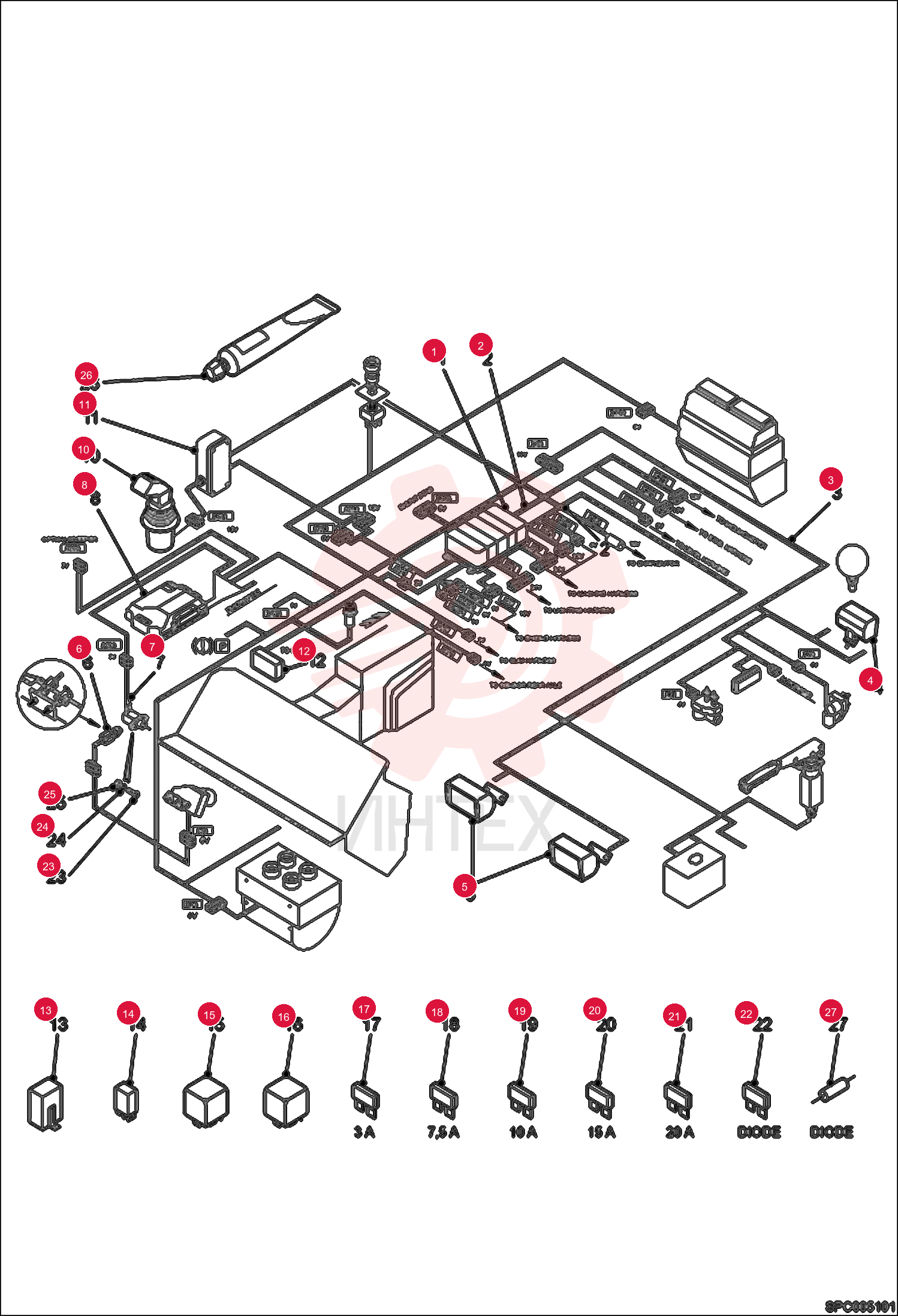 HARNESS CAB 6916967 (2)