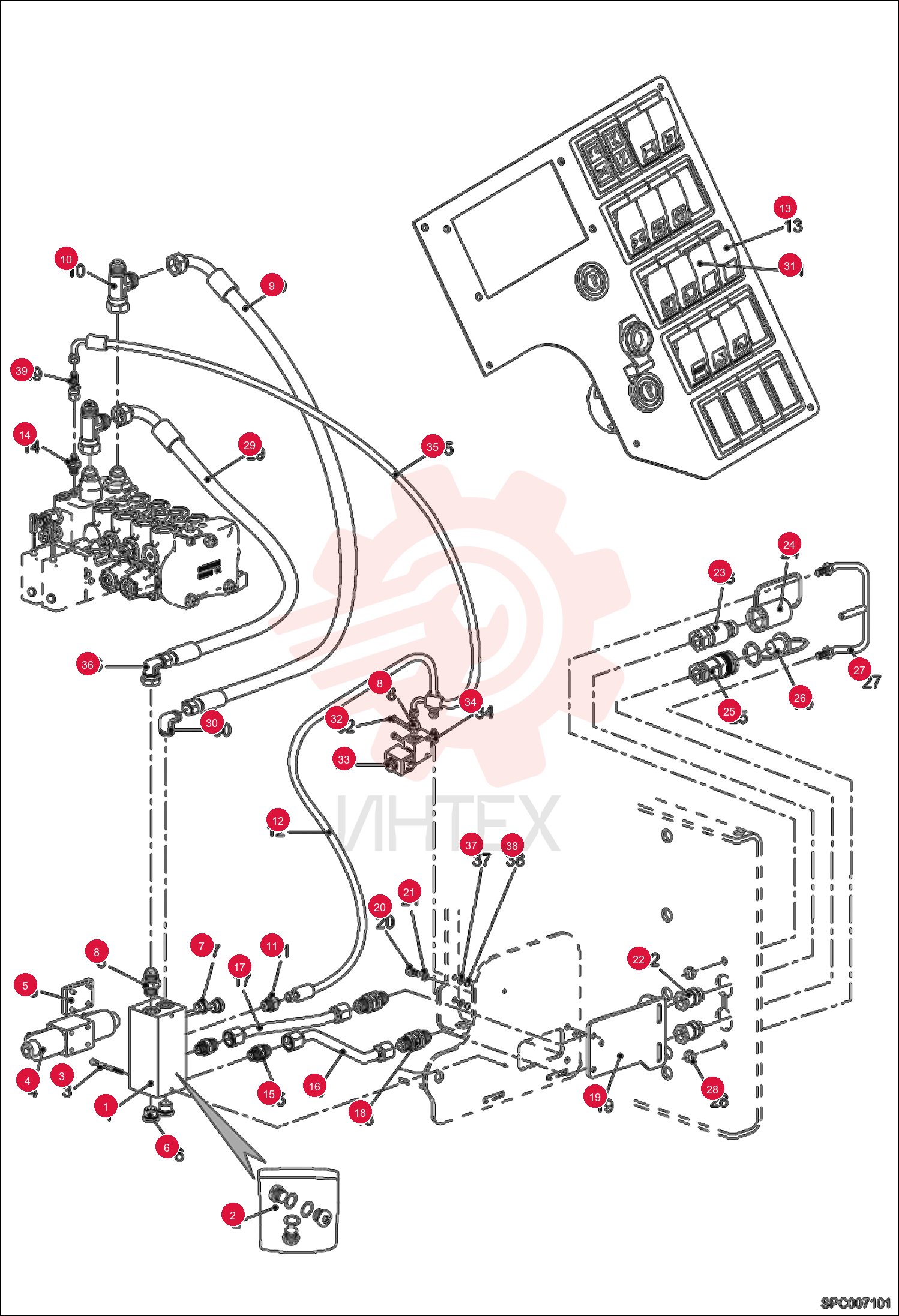HYDRAULIC BLOCK 6911079 (3)