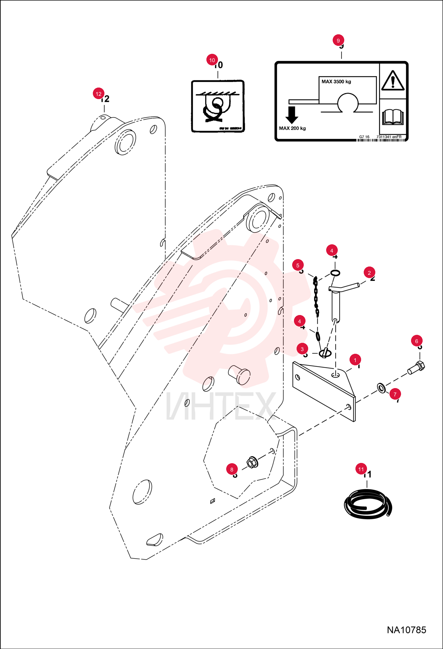 HITCH, TOW BASIC 7268059 (1)