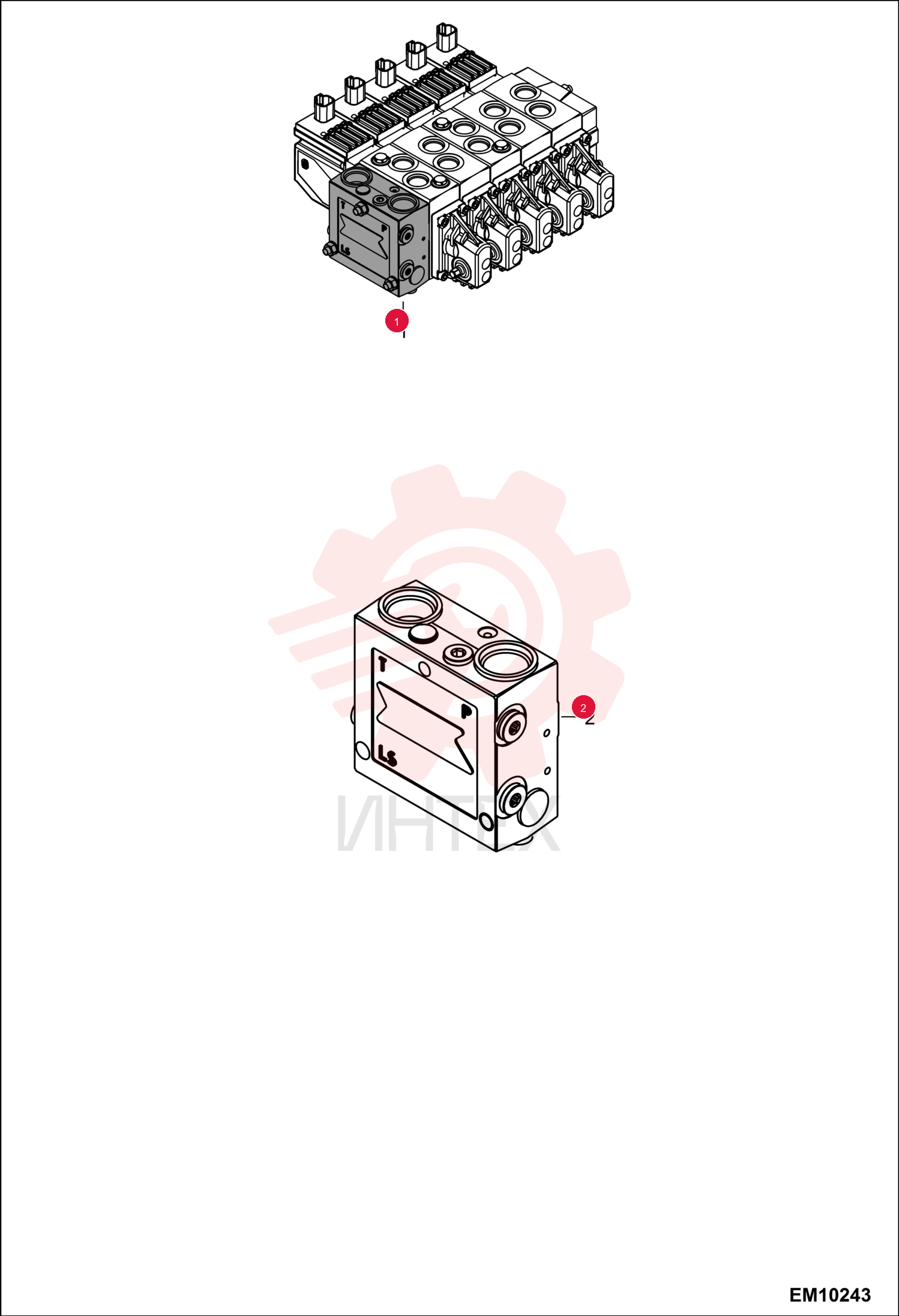 SECTION, VALVE 7031231 (1)