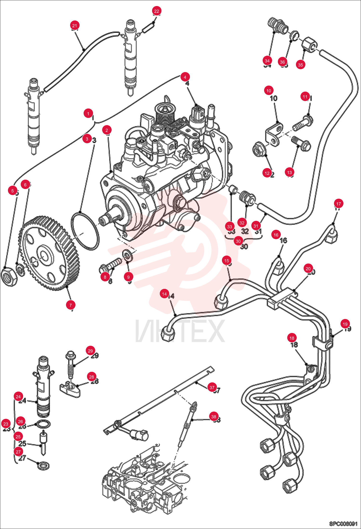 FUEL INJECTION PUMP 6924349