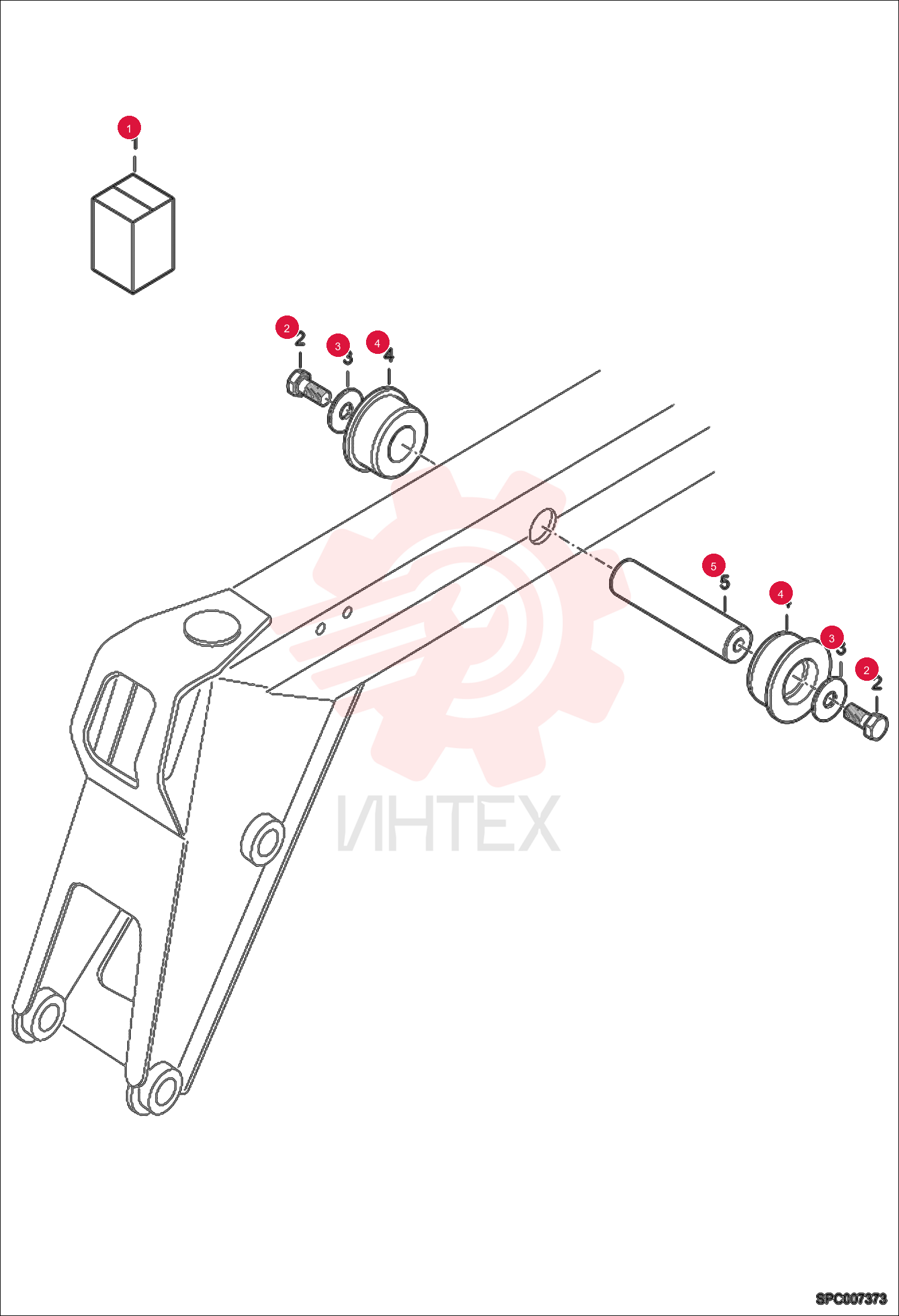 KIT LIFT CYLINDER SPINDLE 6935641 (1)