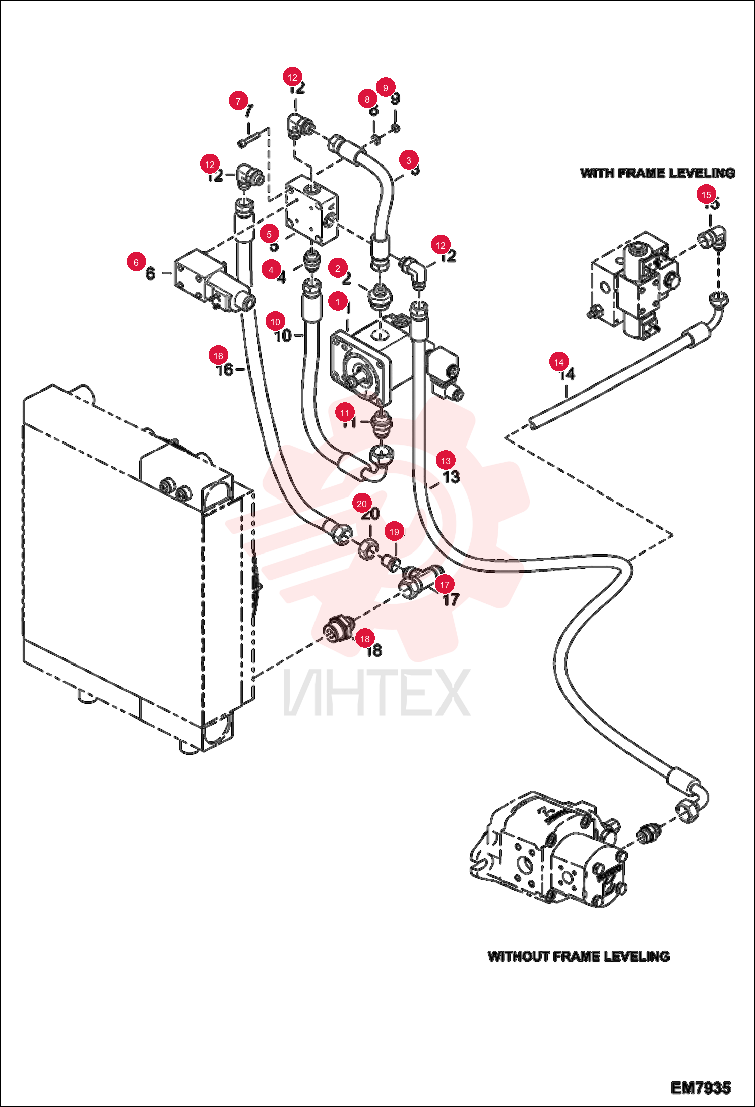 MOTOR, HYD 6916976 (4)