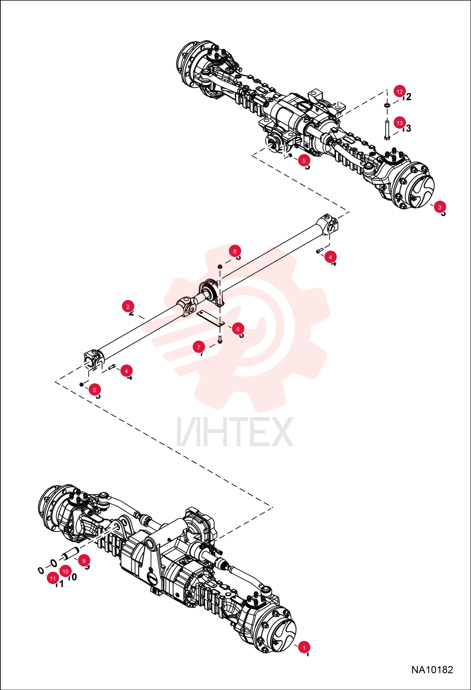 AXLE FRONT 7240244 (2)