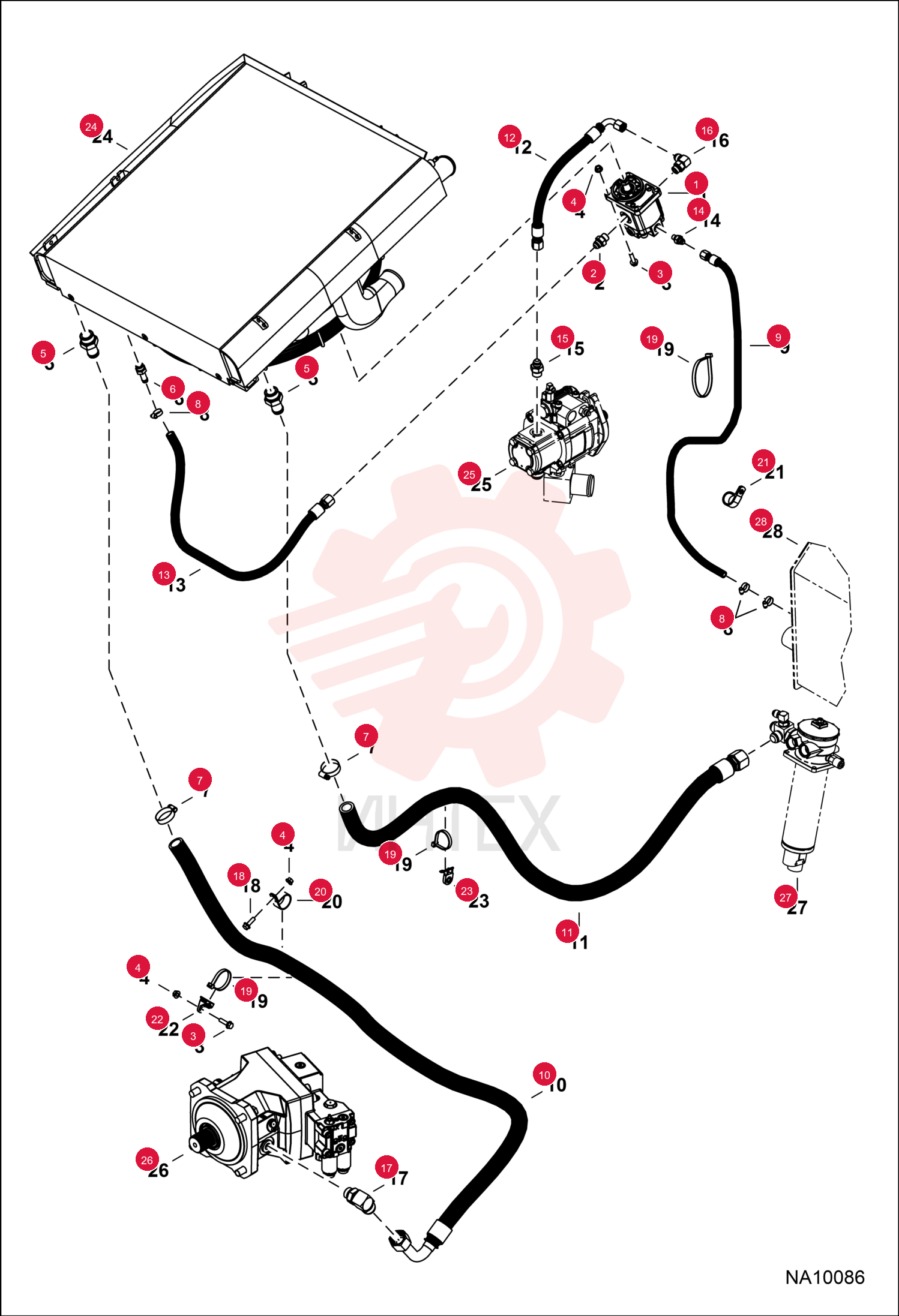 MOTOR, FAN 7166643 (1)