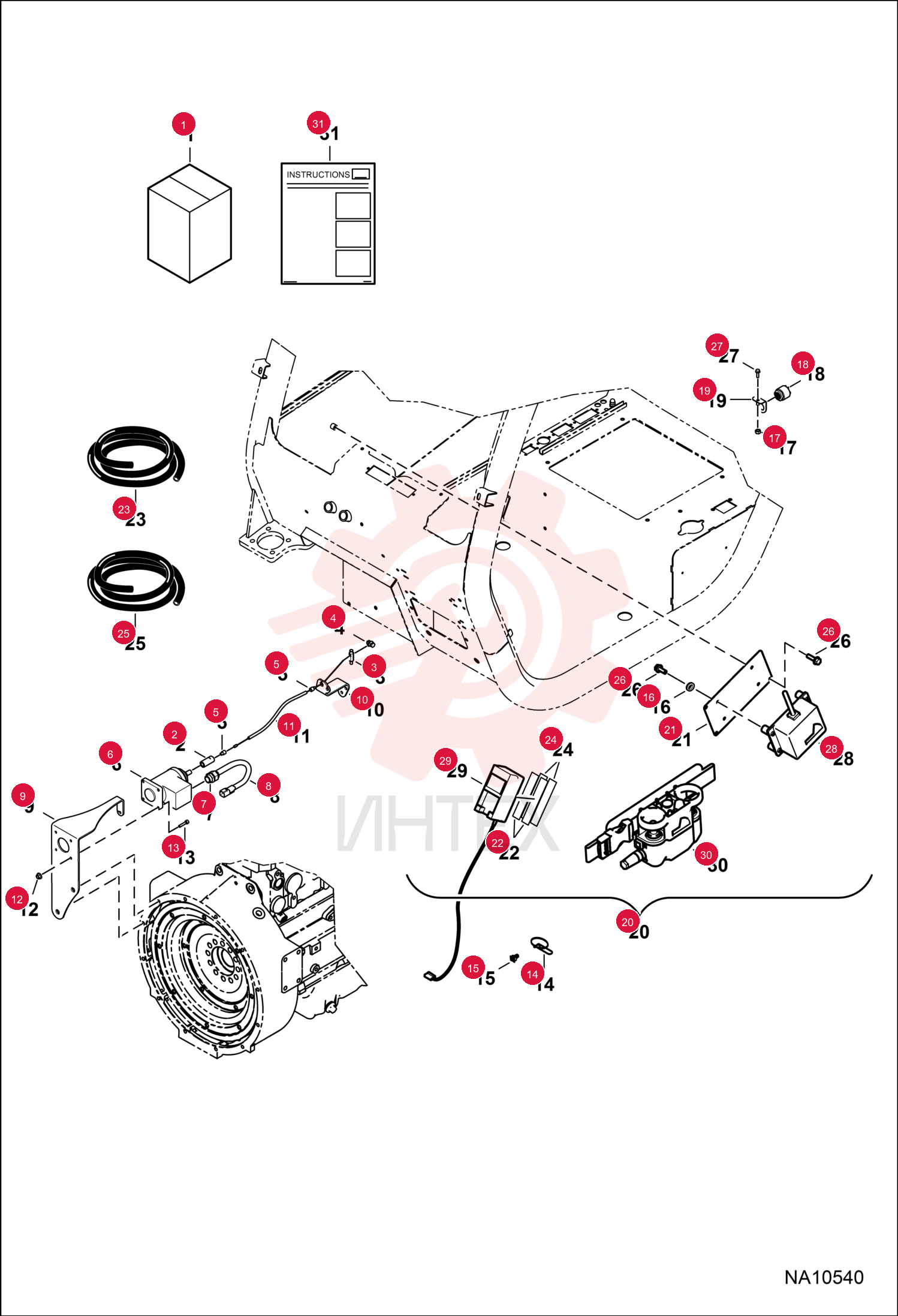 KIT, CONTROL RADIO 7268200