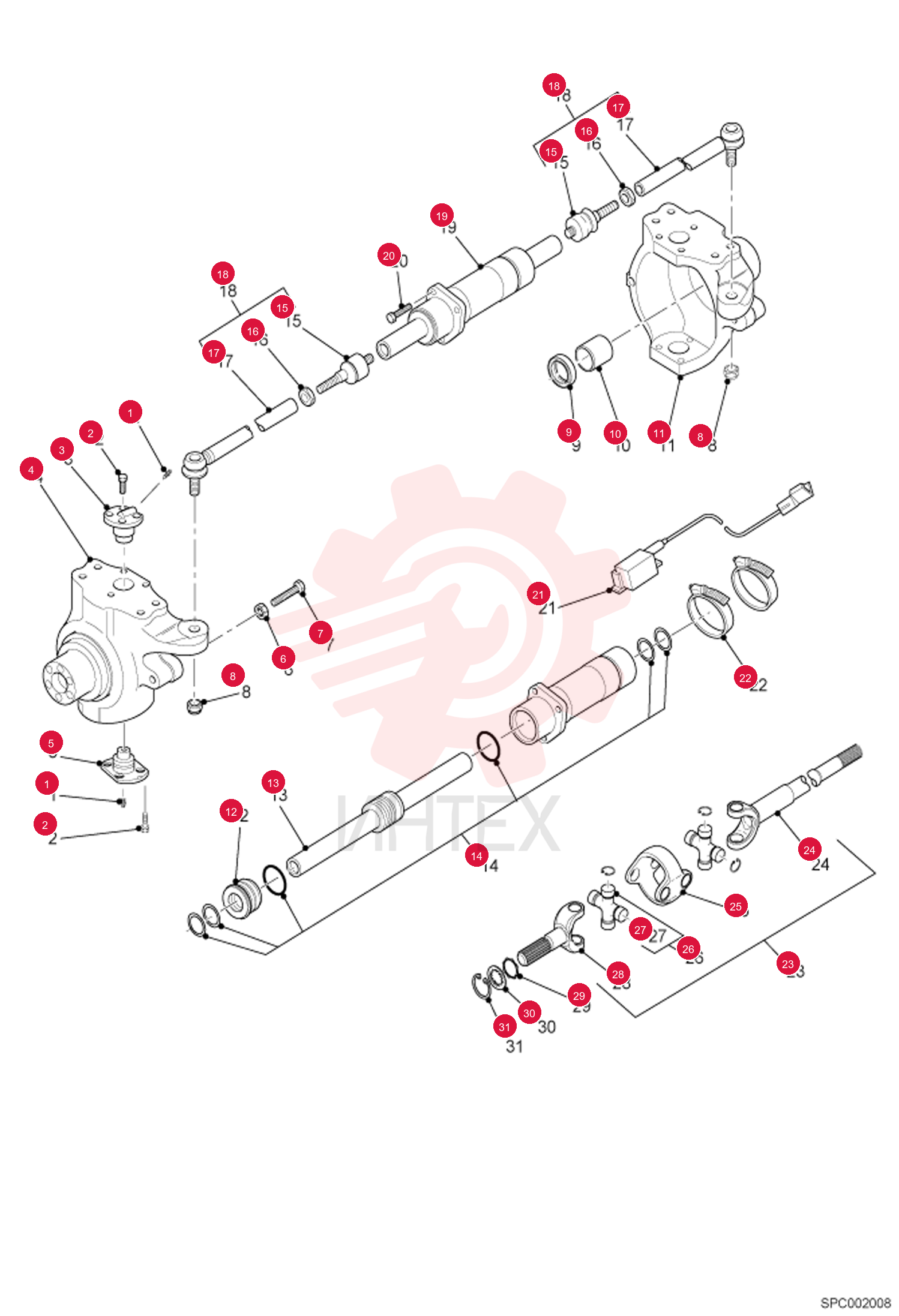 FITTING, GREASE 6694226 (3)