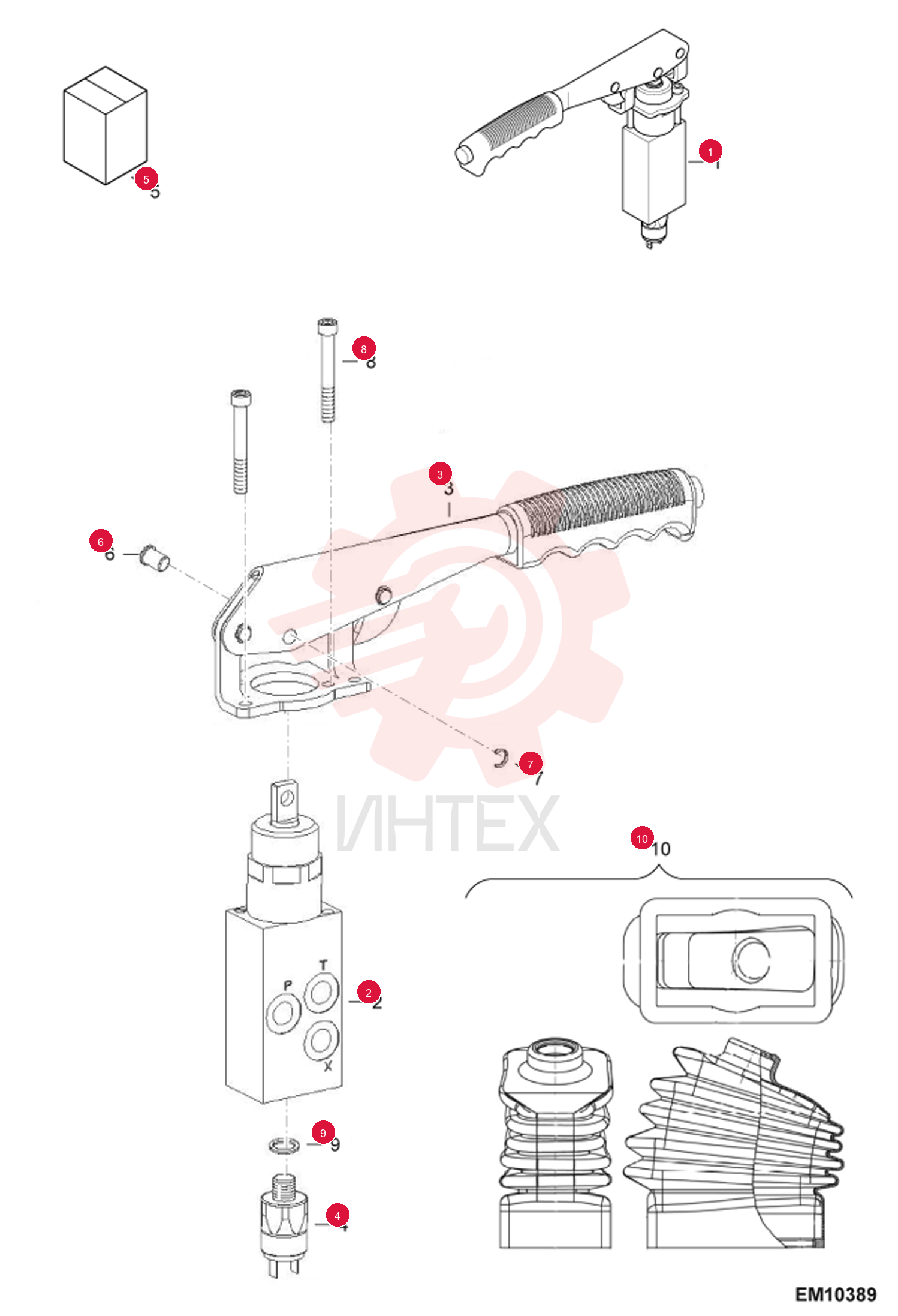 HAND BRAKE CONTROL 6916931 (4)