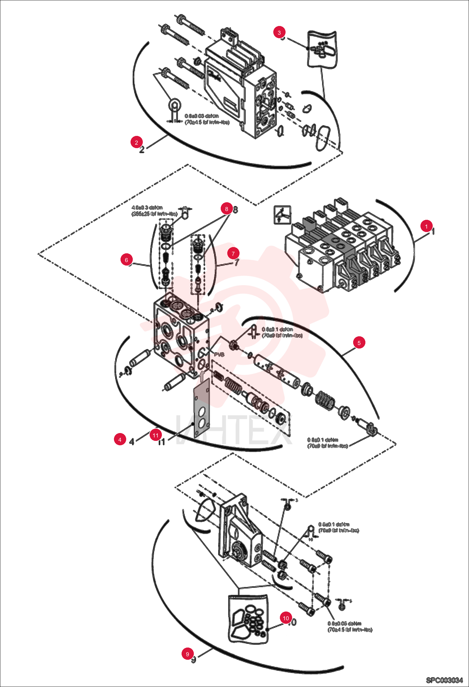 Hydraulic Control Valve 6918313 (14)